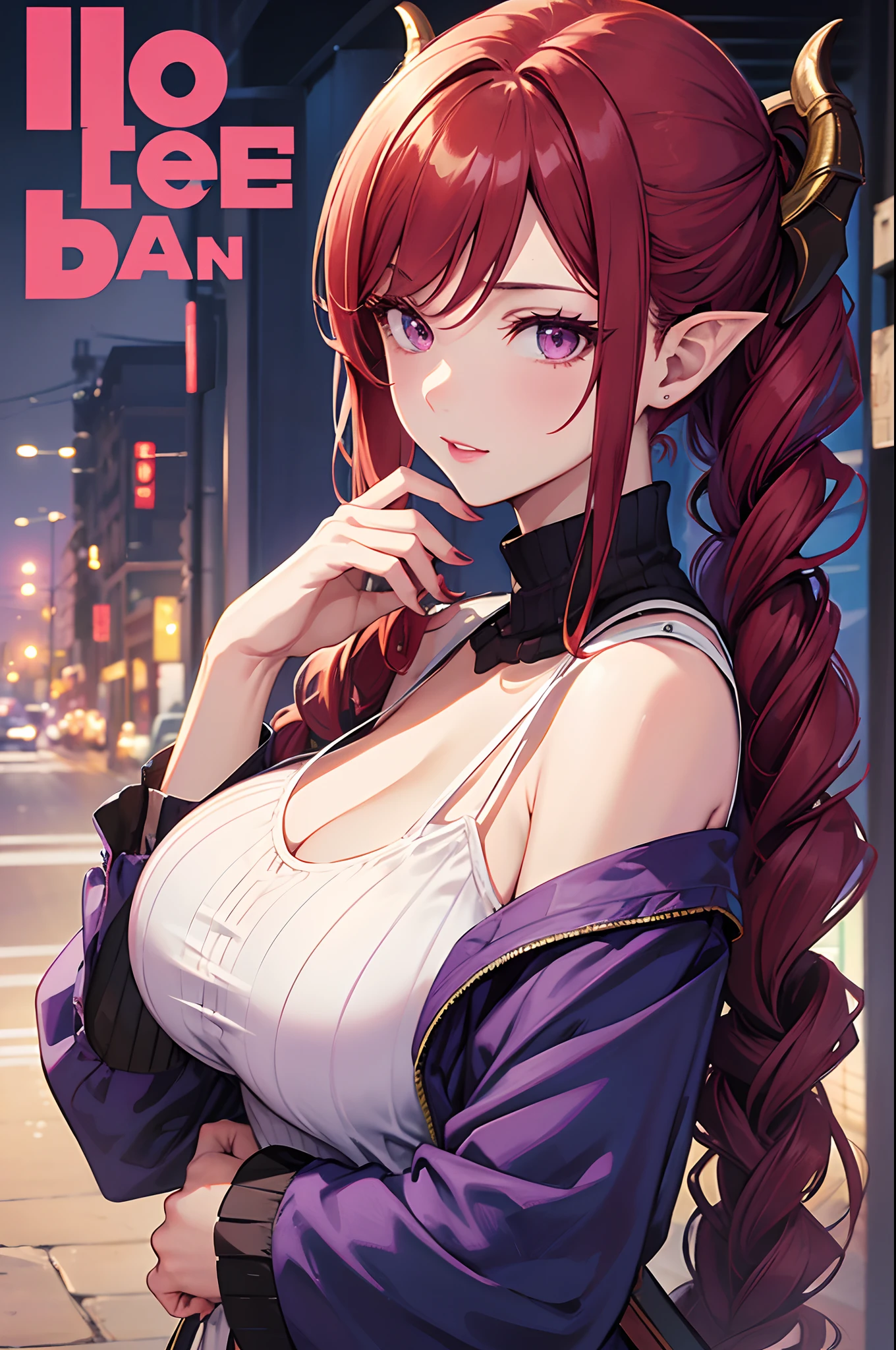 a girl,Unreal Engine 5 Realistic Rendering, Wearing Kamigawa in Genshin Impact, (cover comic magazine:1.6), game character, role player, Standing on Kyoto Castle, pretty face, The body super realistic with thick muscles and super!! Types with bobelons, huge butt, Moist and shiny body, red short hair, latex black suit, harem, multiple milfs