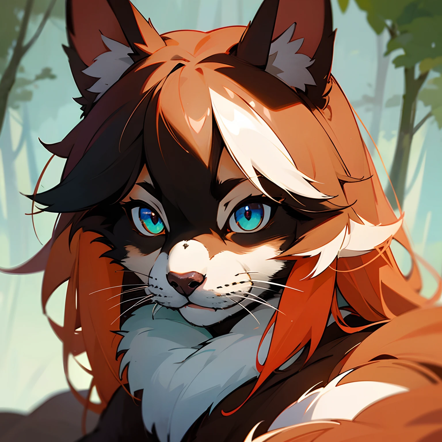 A furry with detailed fur and vibrant colors, in the style of a high-resolution masterpiece. The fur should be ultra-detailed and realistic, with a sharp focus on the individual strands of hair. The overall image should have a warm color tone, creating a cozy and inviting atmosphere. The lighting should be soft and diffused, emphasizing the texture and depth of the fur. The furry should be the main focus of the scene, with a mesmerizing gaze and expressive eyes. The background can be a natural setting, such as a lush forest or a sunny meadow, adding to the overall aesthetic. The image quality should be at its best, with the highest resolution possible, such as 8k. The final result should capture the beauty and intricacy of the furry creature, showcasing its unique characteristics and charm.