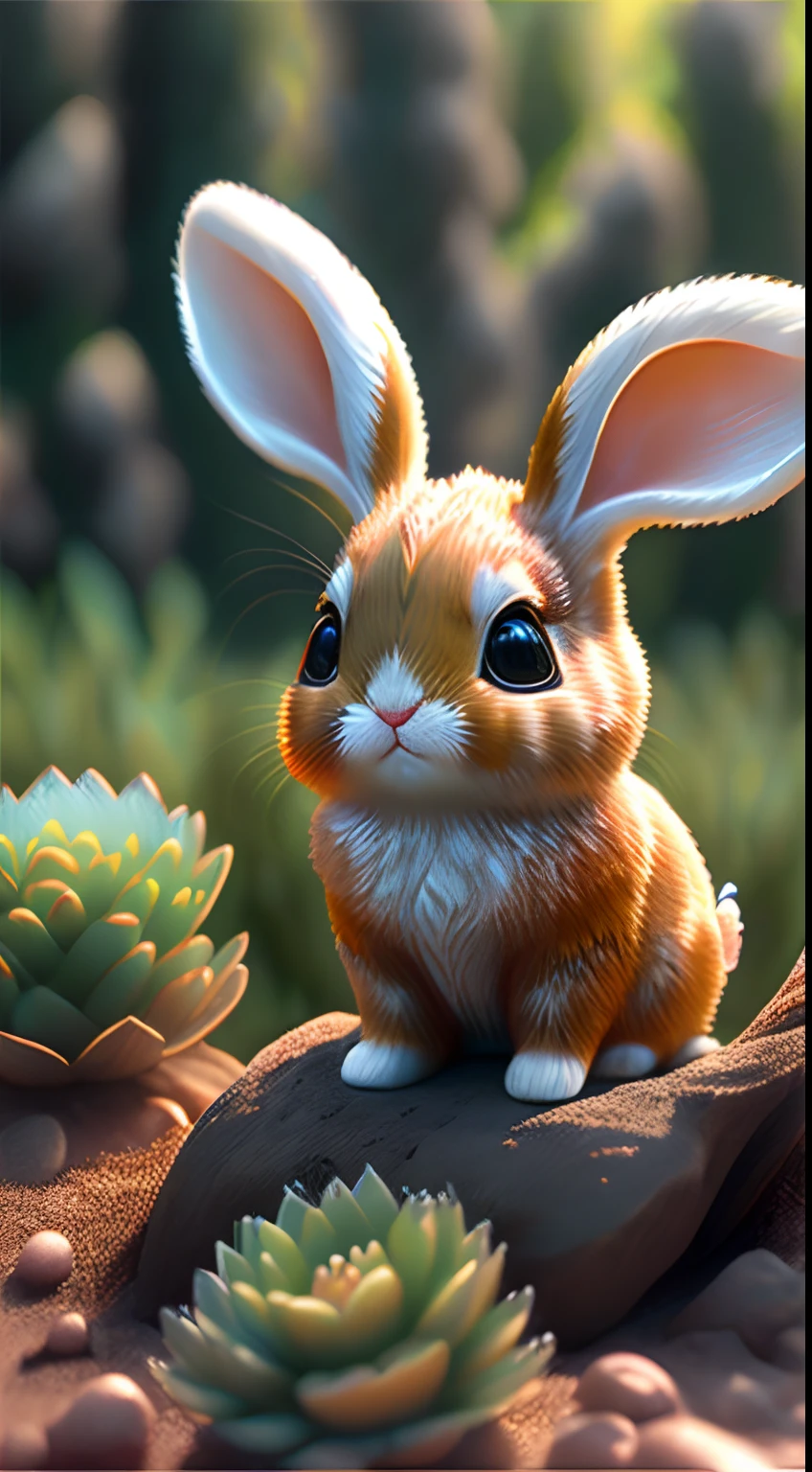 (Best quality,4K,8K,A high resolution,Masterpiece:1.2),Ultra-detailed,(Realistic,Photorealistic,photo-realistic:1.37),Escultura:1.37,Northern,south,Multiverse,Diverse landscape,Natural beauty,Ceramic craftsmanship,Glass surface,Cute bunny cubs,Flickering flames,Art gallery