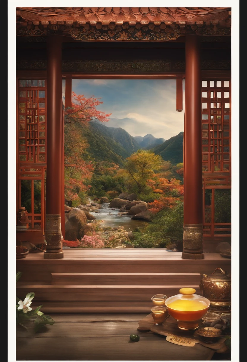 Under the high-light effect of Chinese medicinal water honey pills,Show the water cup。