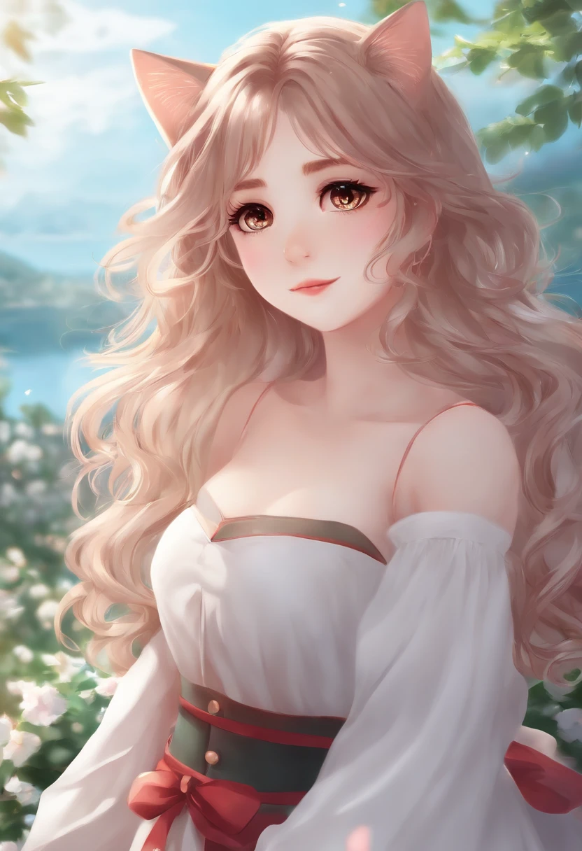 Menina anime com cabelo rosa longo segurando um coelho branco, Cute anime waifu in a nice dress, Anime Art Wallpaper 8K, Anime Wallaper, estilo anime 4K, Anime Art Wallpaper 4K, Anime Art Wallpaper 4K, Estilo anime bonito, menina anime bonita, Menina anime com cabelo longo, muito bonita menina gato anime, menina anime bonito, 4k anime wallpapers