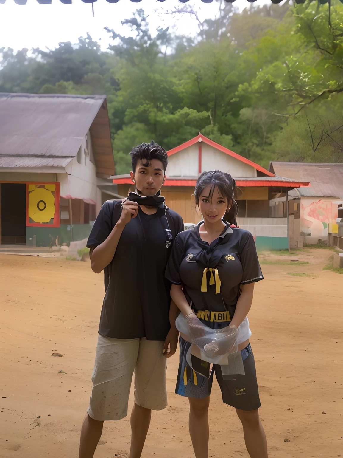 ((1 Young and beautiful girl: 1.4)), (8K, Raw photography, Best Quality, masutepiece: 1.2), high-definition RAW color photography, Professional Photography, Cinematic Light, (Fine face: 1.2), (masutepiece: 1.5), (Highest Quality: 1.2), (Smile: 1.2), (Naked: 1.2), ((cleavage: 1.2)), (Beautiful Large Breasts:1.5), Ponytail, an lingerie, No bra, , (cameltoe details), Spread your legs apart, Pleasure, feels good, Opening Mouth,
