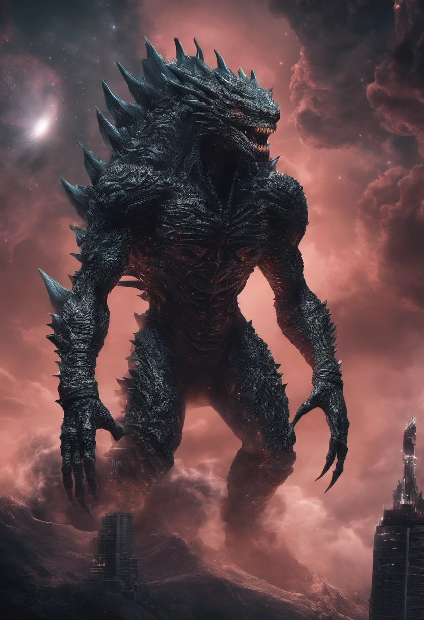 Godzilla，immensity，Spiny armor，salama，Delicate picture, lolita