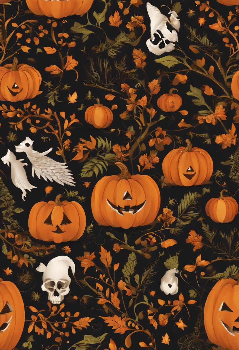 Halloween pattern