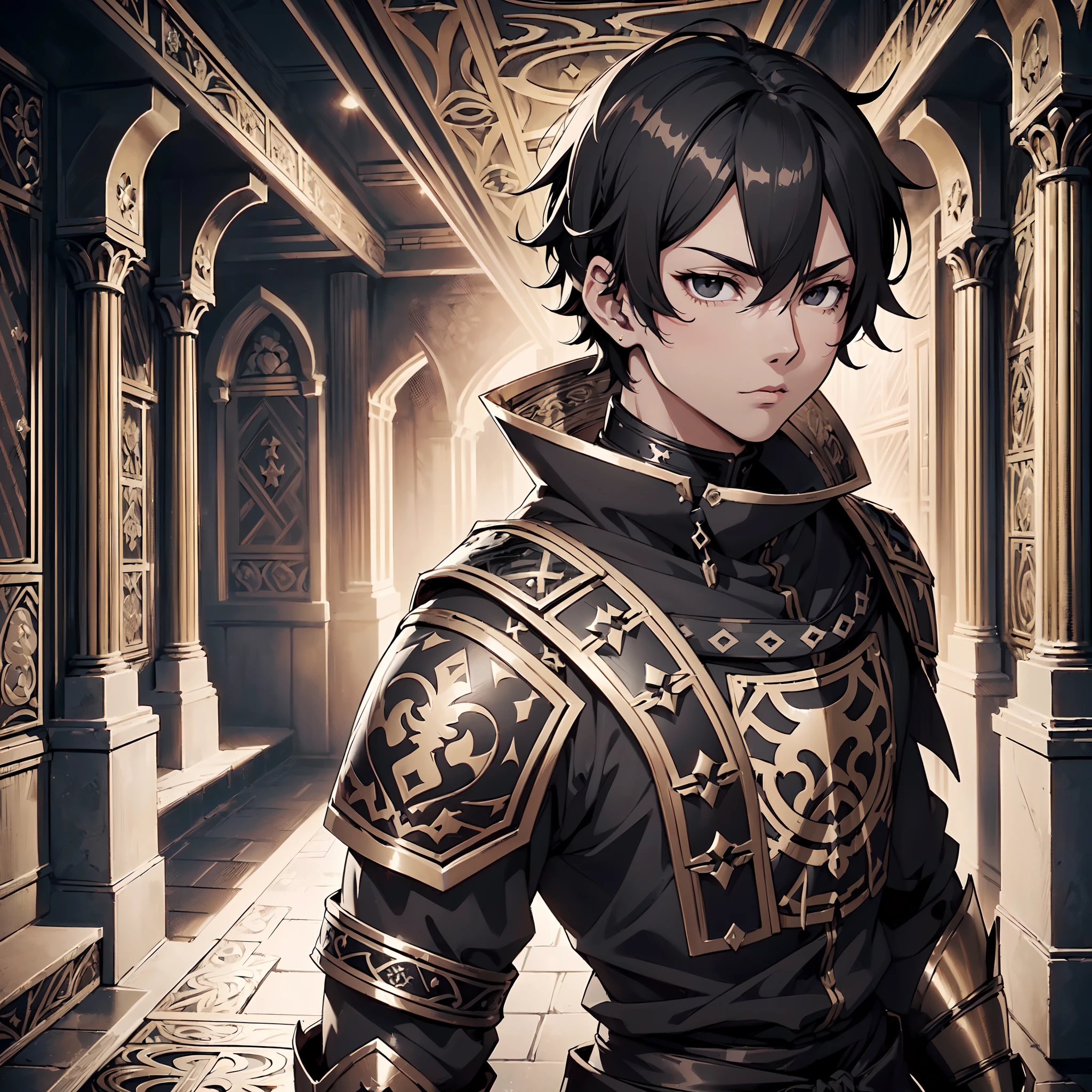 128K Ultra High Definition,
128K Ultra High Quality,
128K Ultra High Resolution,
Best Definition,
Best Quality,
Best Resolution,
Perfectly Detailed,
Perfectly Designed,
Extremely Detailed,
Extremely Designed,
Hyper Detailed,
Hyper Definition,
Hyper Quality,
Hyper Resolution,
Masterpiece,
(((Anime))),
Body Shot,
(((Boy))),
Handsome,
Muscular Body,
(((Black Short Hair))),
(((Black Eyes))),
(((Hyper Detailed & Perfectly Designed With Ultra High Quality Bronze Engravings Ninja Armor))),
(((Inside Of Medieval Royal Palace Background Scenery))),