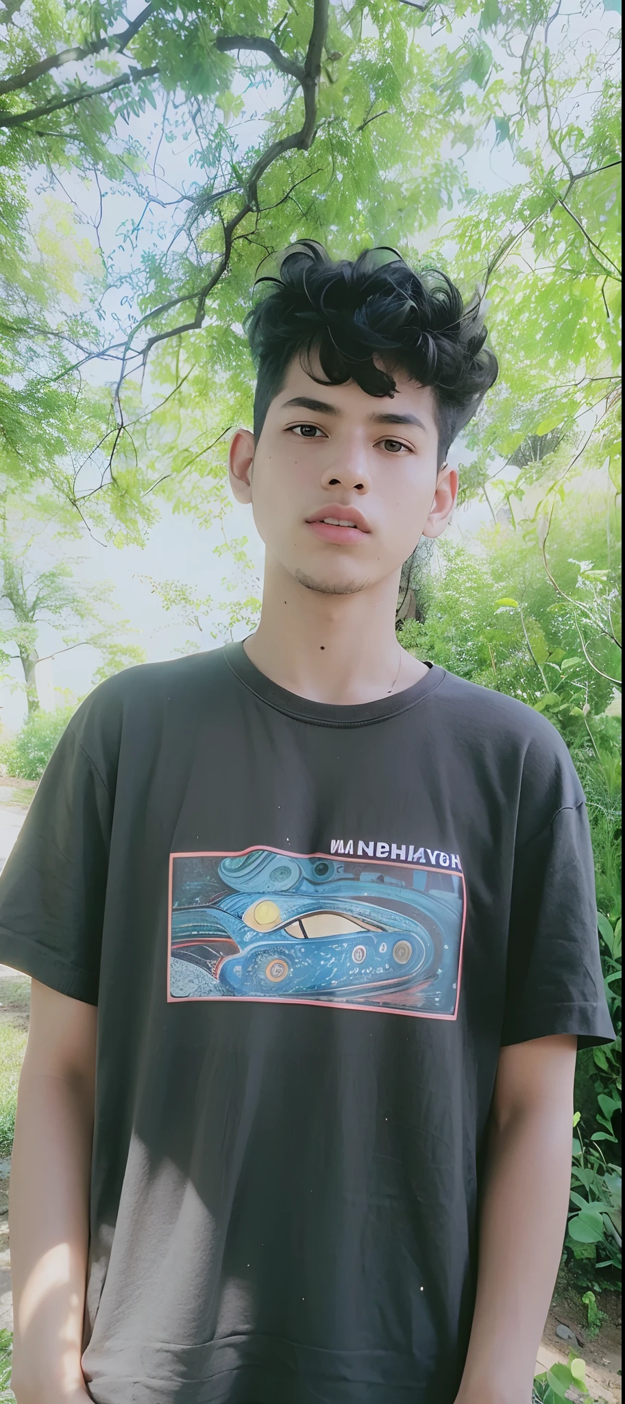 Best quality, masterpiece, ultra high res, (photolow realistic:1.4), raw photo, 1boy, stylish hair, black hair, detailed eye, face colour rust,black sweater, body colour rust, in the dark, deep shadow, low key, desiboy shot