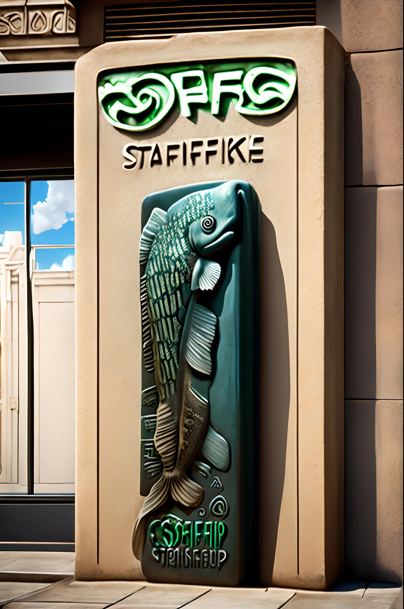 coelacanth stele Starbucks