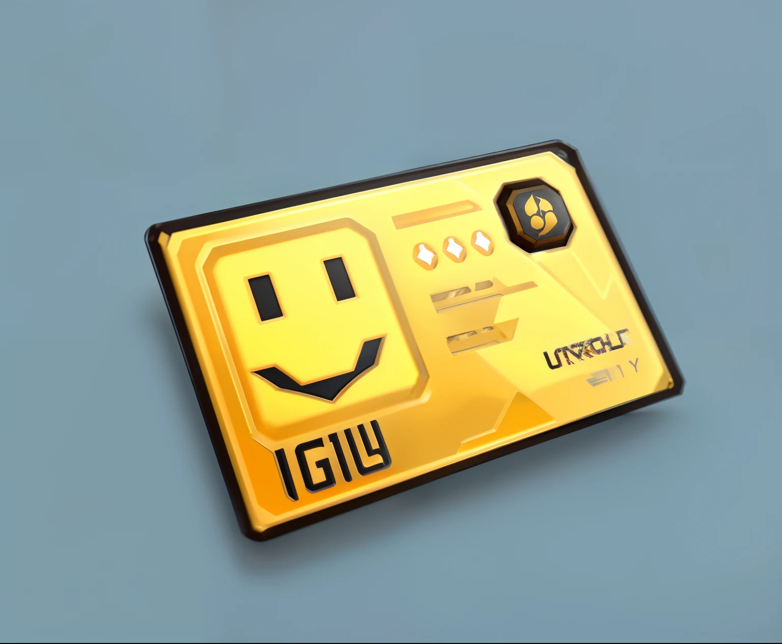 sci-fy，Gold metal，Logo close-up, overwatch design, game icon asset, game icon stylized,，hyper HD, Masterpiece, ccurate, High details, High quality, Best quality, A high resolution, 8K