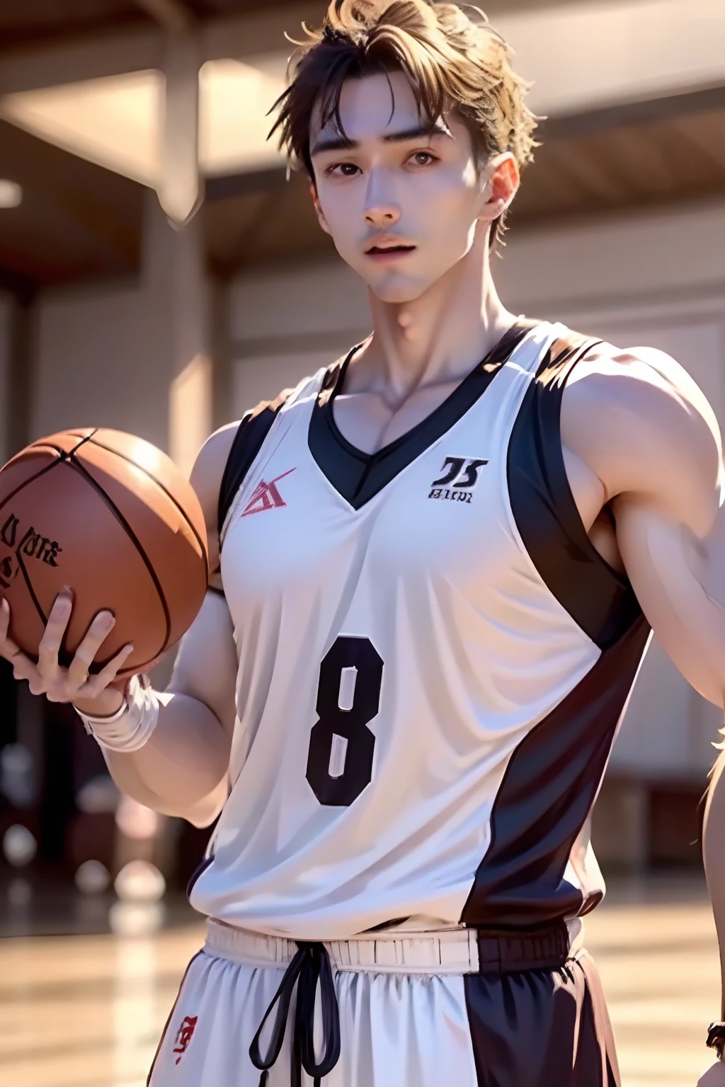 basketball ball,male people,A sense of mystery,8K,Masculinity,Technologie,strength,sport,handsome