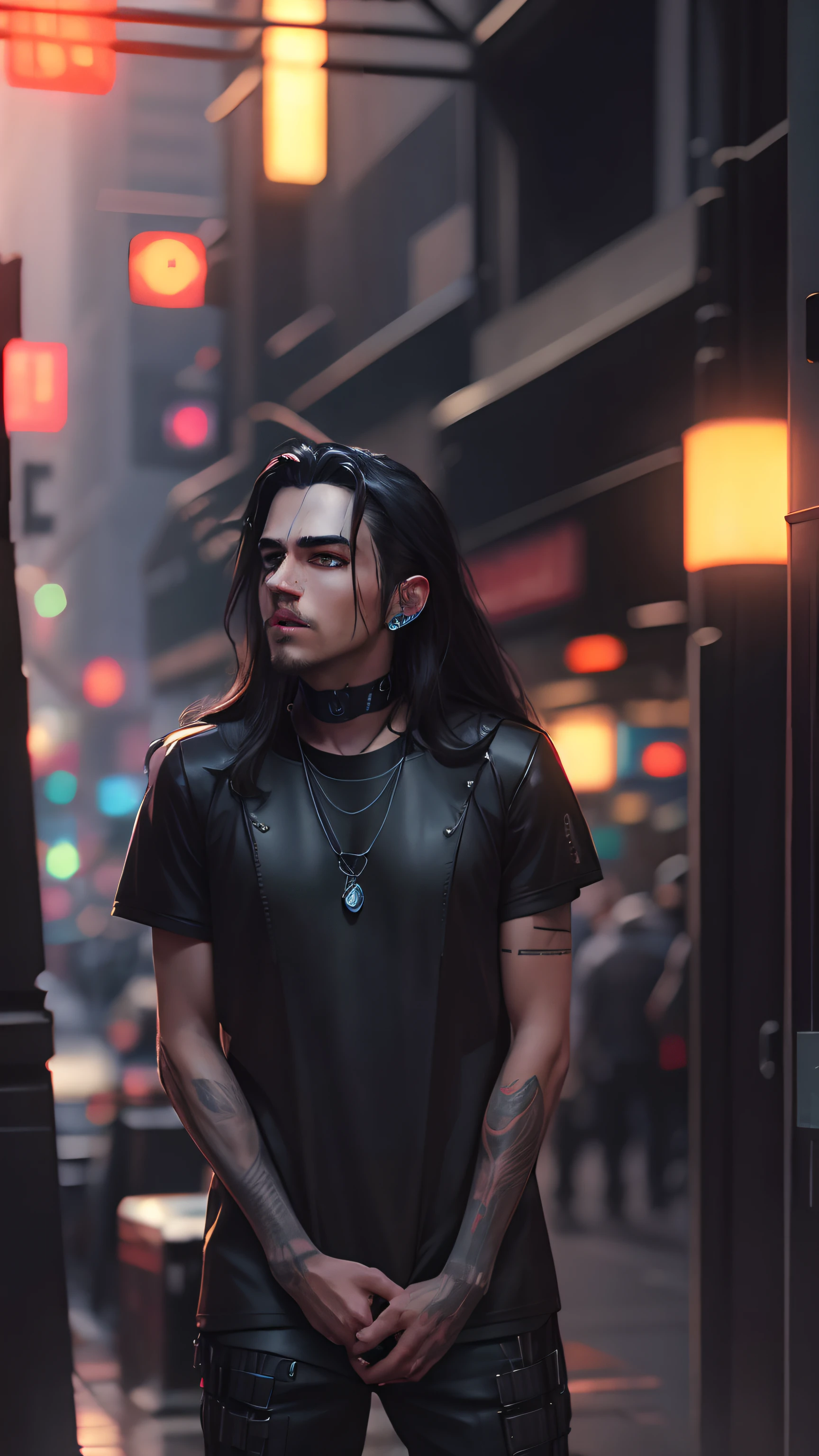 Change background cyberpunk handsome boy,realistic face,8k, ultra, realistic