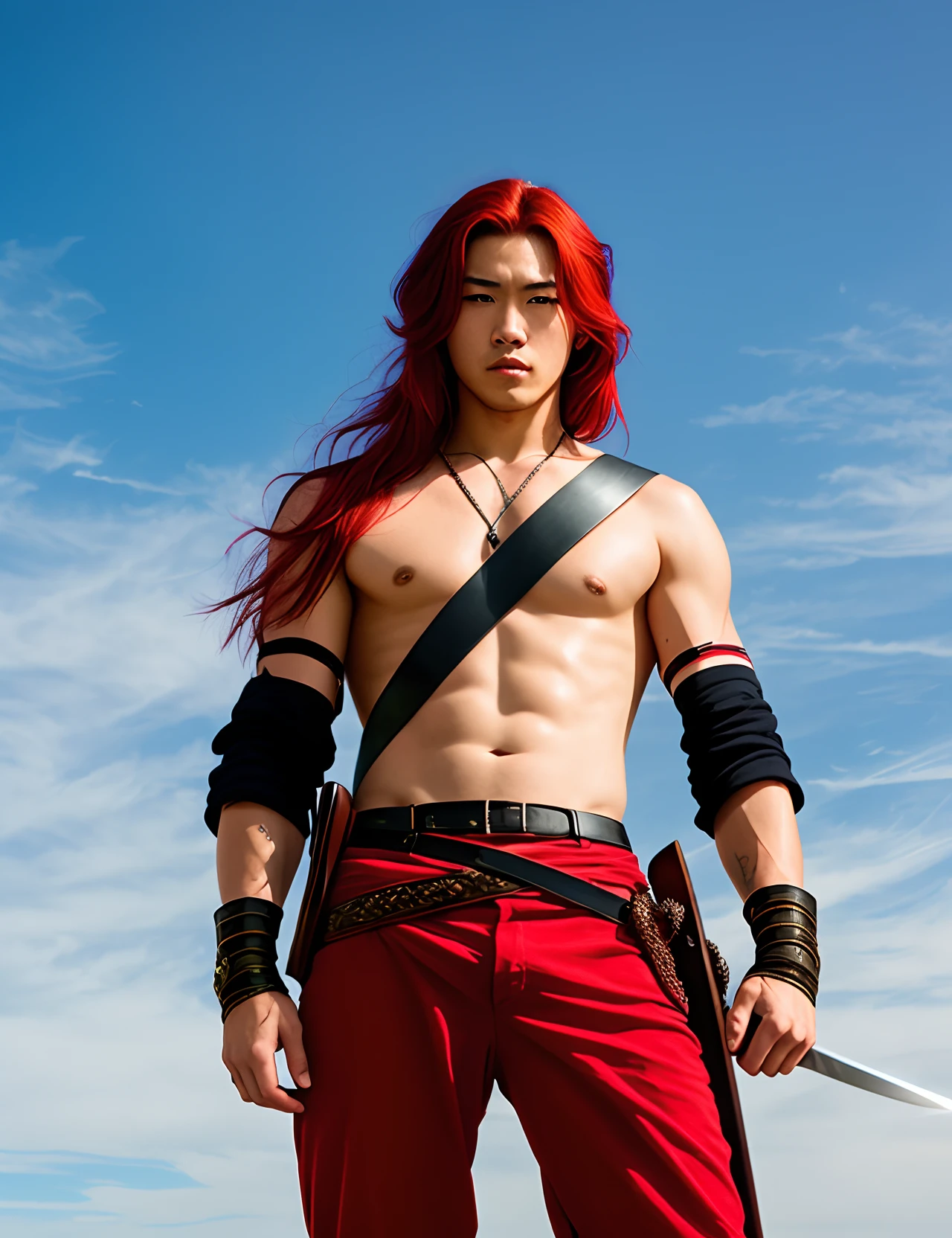 Red-haired swordsman