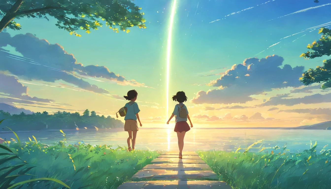 Beautiful Landscapes、Beautiful light source、Little Children's Adventures
