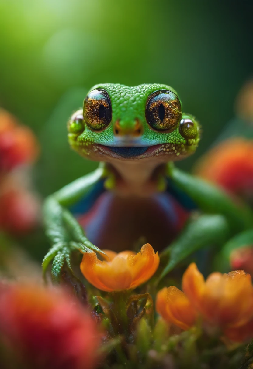 Cute creatures from space. terraforming. alien flora, Miki Asai Macro photography, Close-up, ultra - detailed, trending on artstationh, Sharp focus, studio photo, Intricate details, Highly detailed, author:Greg Rutkovsky
Facial details, Detailed skin