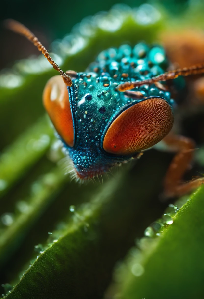 Cute creatures from space. terraforming. alien flora, Miki Asai Macro photography, Close-up, ultra - detailed, trending on artstationh, Sharp focus, studio photo, Intricate details, Highly detailed, author:Greg Rutkovsky
Facial details, Detailed skin