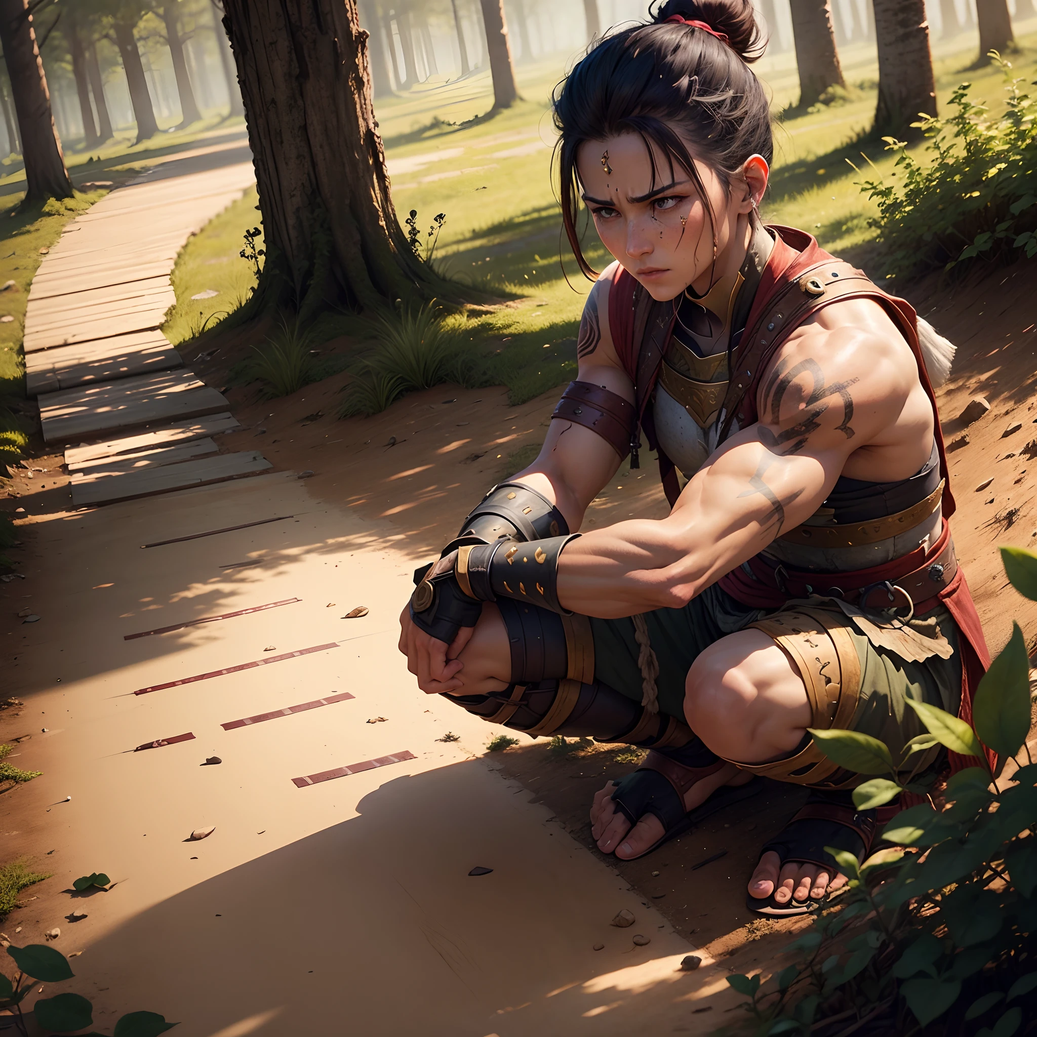 A warrior's path is where you get hurt
