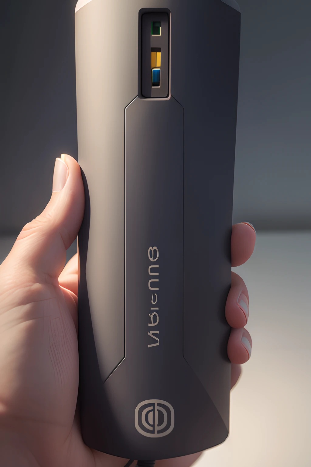 Generate a high-definition rendering of a USB stick