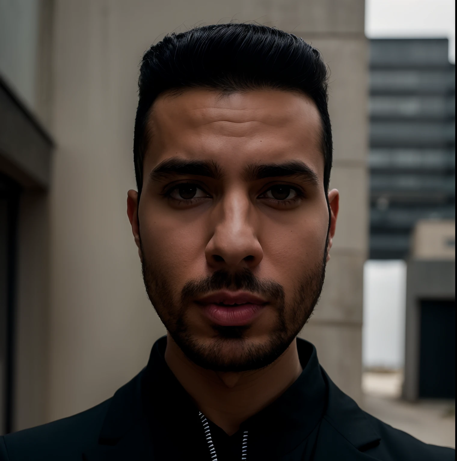 arafed man with a black jacket and a black shirt, frontal picture, aykut aydogdu, khyzyl saleem, nekro petros afshar, enes dirig, azimov, adim kashin, edin durmisevic, aykut aydogdu zener, face picture, encho enchev, professional picture