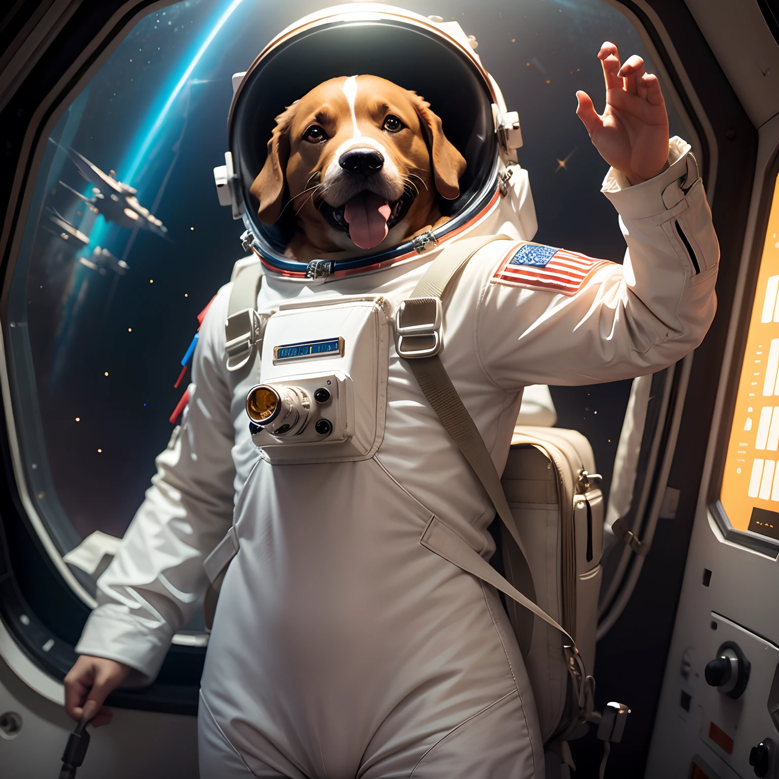 Dog astronaut