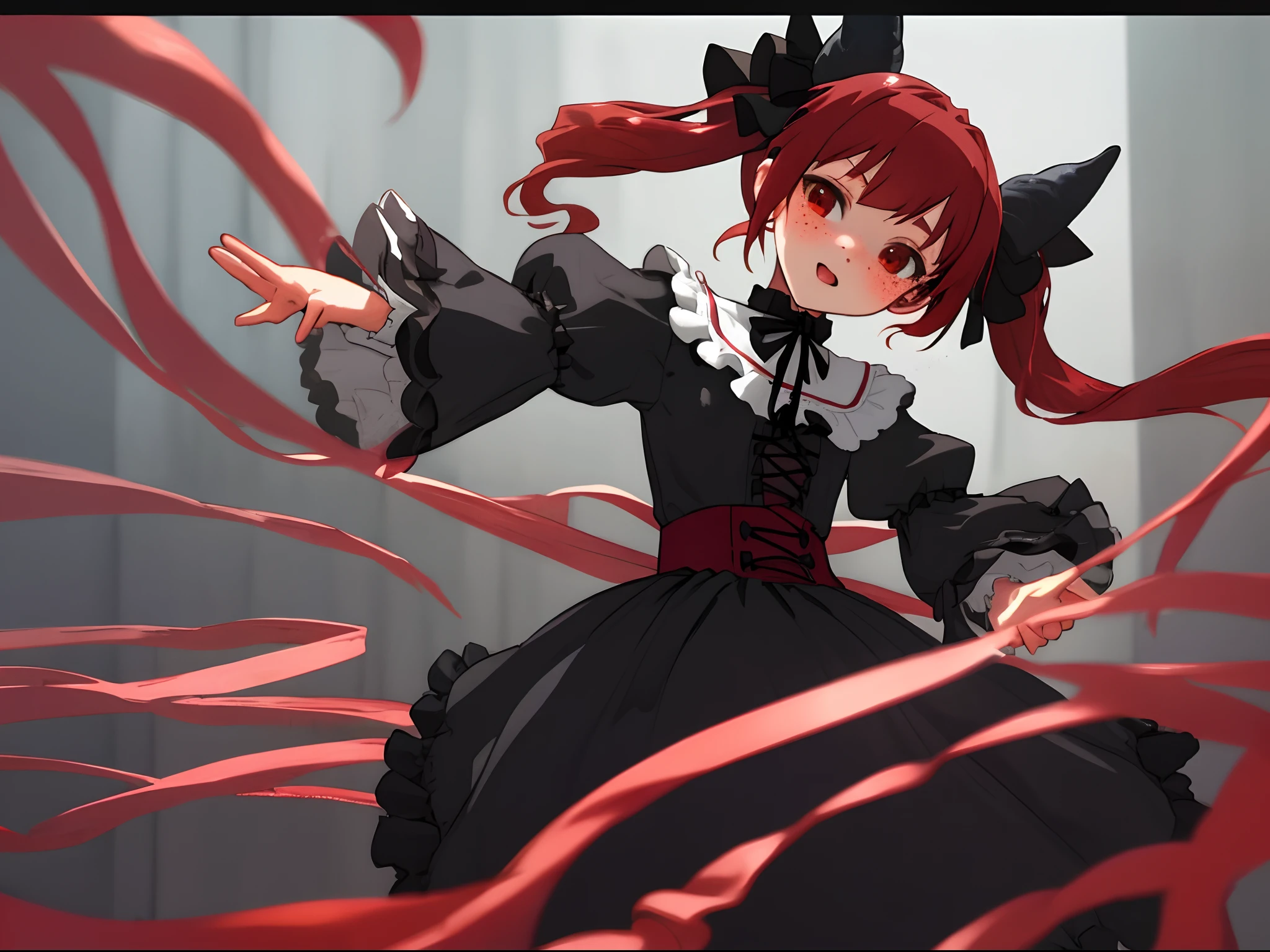 (studio lighting:1.2), Miku nakano, goth style, flowing goth dress, 4k, pretty, ethereal, extremely fine illustration, full body, full figure, dynamic pose, pink red hair, 1 girl, nakano_Miku, black and white manga style,Junji Ito,horor,hight contrast,extreme shadows,haunting atmosphere,scary and mysterious scenes,mind-blowing visuals,creepy and unsettling,meticulous cross workmanship,emotionally charged,psychological terror, gothic girl Miku, goth girl, goth outfit, Exquisite details,nightmare inducing,artistically stylized,expressive characters,intricate patterns,Terrible expectation,gothic and macabre,anxiety inducing,pitch black backgrounds,disturbing compositions,intense and mysterious,Masterful narrative,foreboding atmosphere,strange and supernatural,captivating and disturbing narratives,Subtle symbolism,dark and twisted,unforgettable horor experience,sublime e surreal,exploring the depths of the human psyche,psychological horor at its best,Convincing and thought-provoking,transcending the limits of reality and imagination