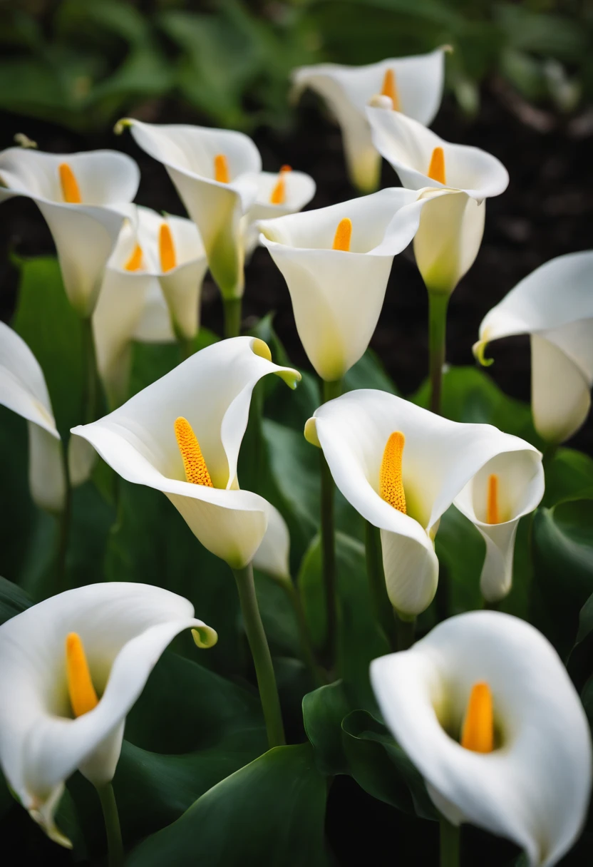 “A white Calla Lily plantation”