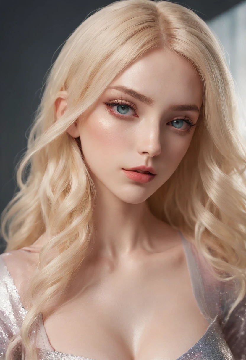 Blonde girl with extra long wavy blonde hair, detailed alluring eyes, long sexy legs, wearing tiny shorts, t-shirt, ((detailed facial features)), (finely detailed skin), pale skin, realistic skin texture, extreme skin details, (pores:0.1), in the background beautiful futuristic cyberpunk city, best quality masterpiece, photorealistic, hyperrealistic, detailed, 8k, HDR, (Soft color: 1.2), shallow depth of field, broad light, high contrast, backlighting, bloom, light sparkles, chromatic aberration, sharp focus, RAW color photo