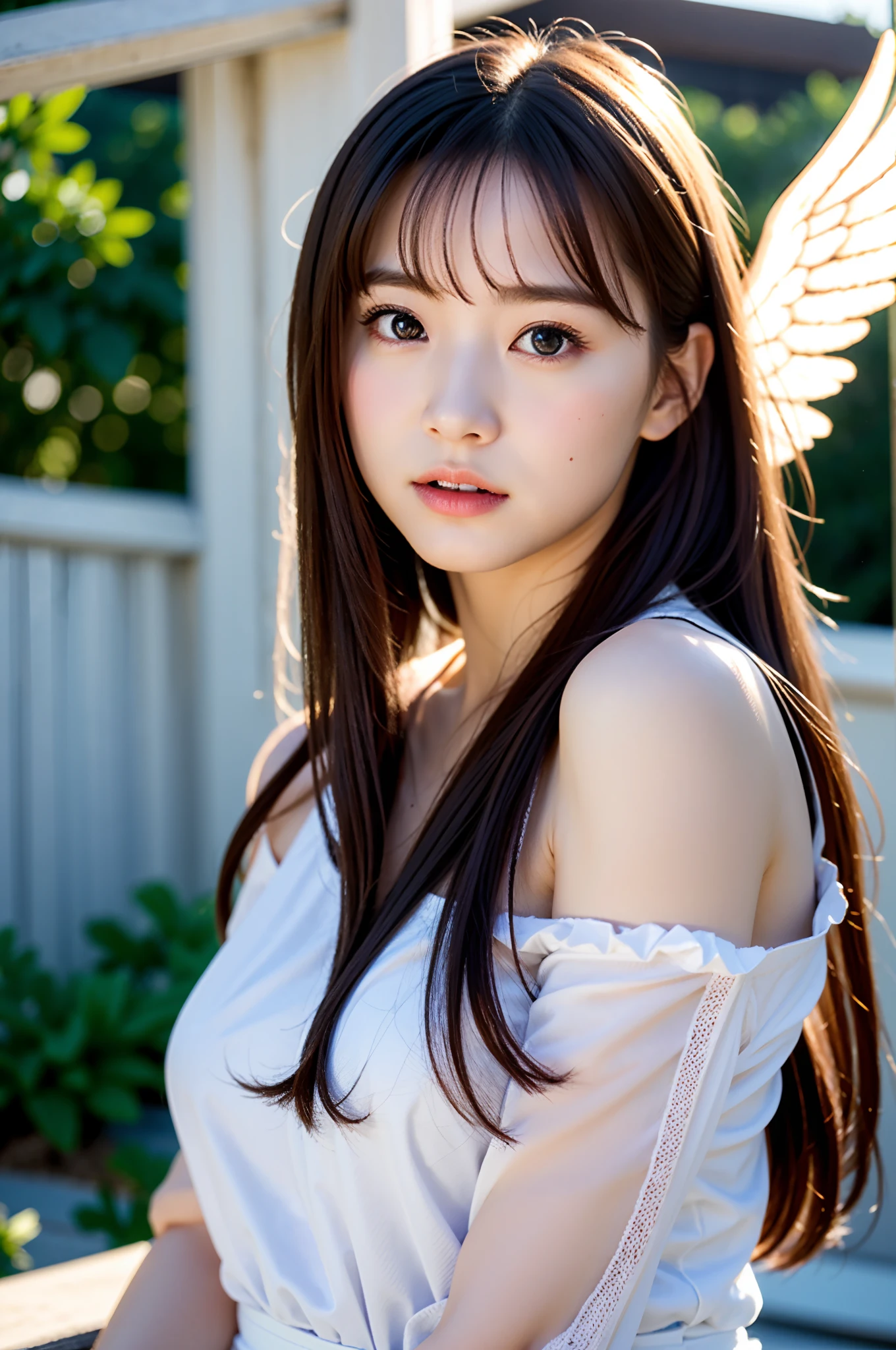 (masterpiece、16k image、high resolution、highest quality)、solo、One Girl、(Japanese Girls&#39; High School Sailor Uniform,perfection)、(Perfect Anatomy,Beautiful body、Healthy Body、Beautiful Skin)、sunny day、Black-haired、ponytail、black eye、On the way home、Small Tits:1.5、School zone、artistic.、Beautiful woman、Beautiful Body、smile、Age 22