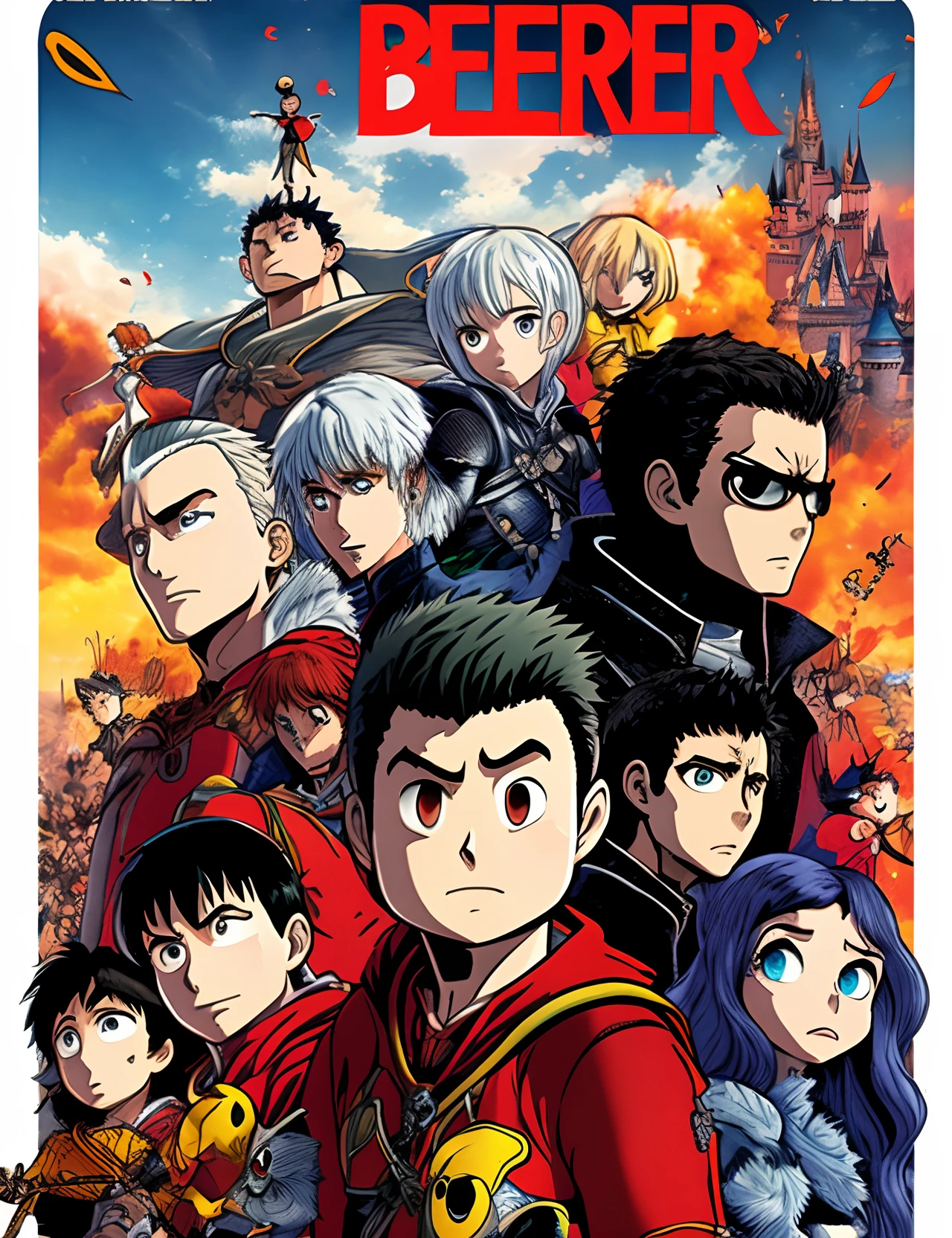 Berserk as a Disney Pixar movie cover