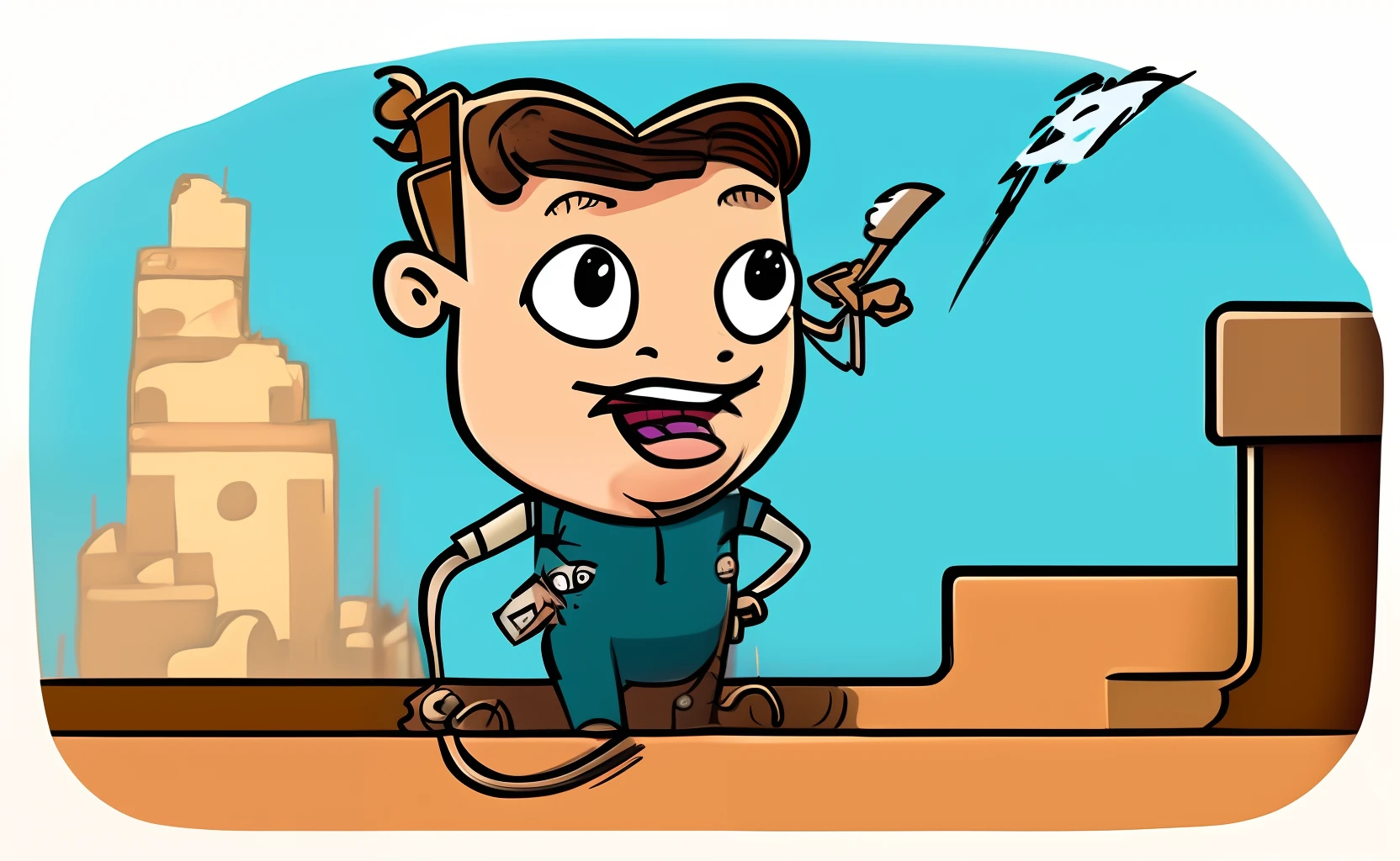 cartoony