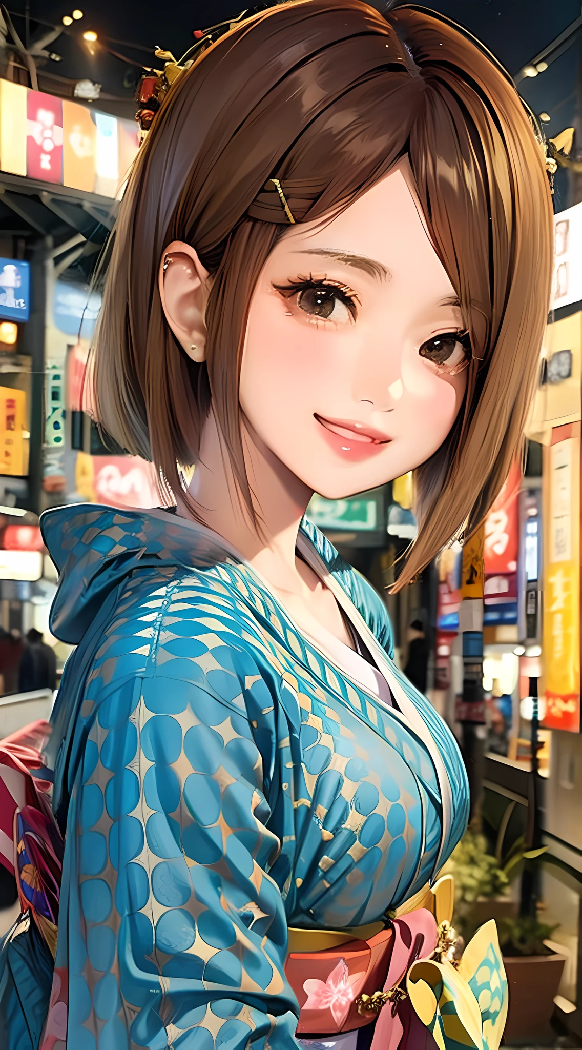 comic,djsoda,smile,kimono