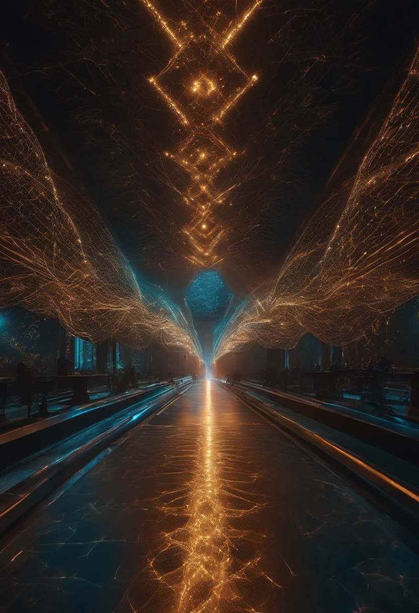 cefeiro, Biomechanicals, estranho, assustador, Pesadelo, cores muito brilhantes, light particles, com luz brilhante, Mshiff, Arte do papel de parede, Papel de parede UHD