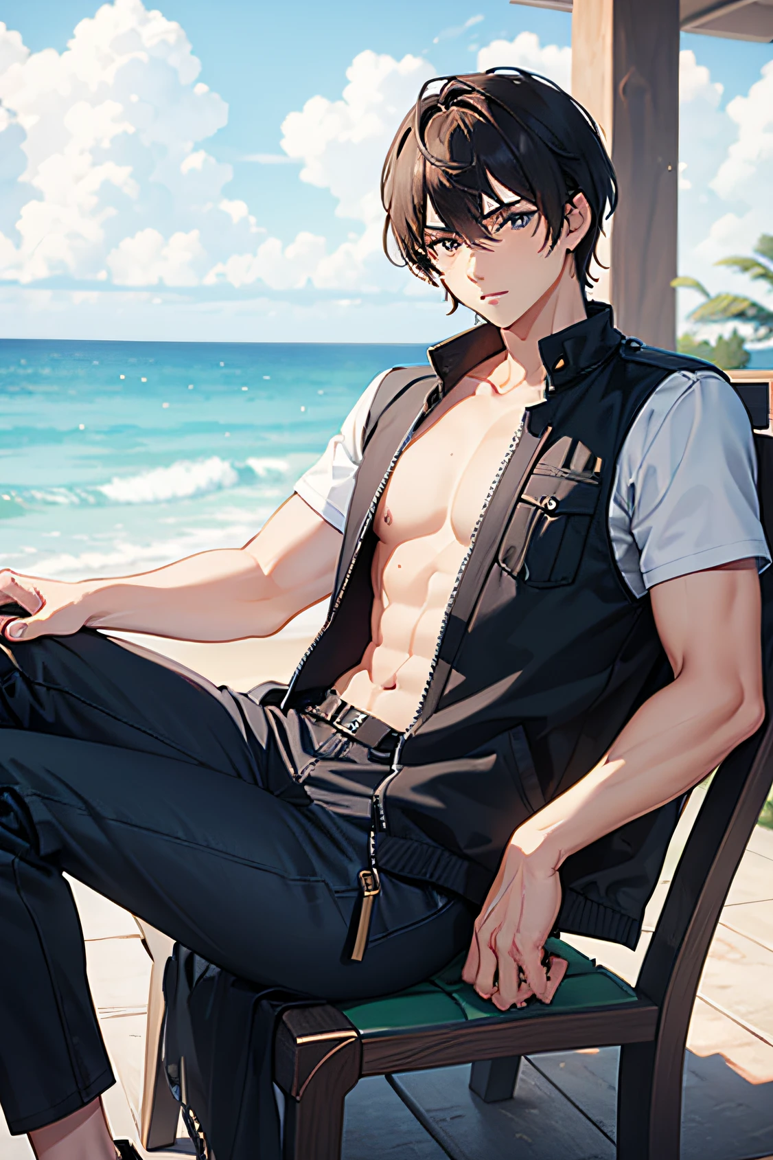 anime vibe,
sexy guy