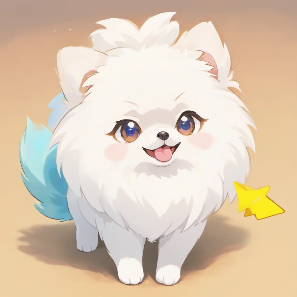 pomeranian，White Pomeranian
