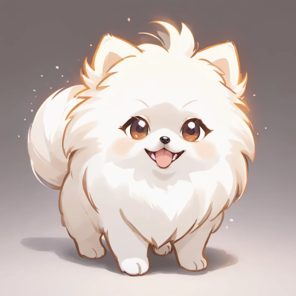 pomeranian,White Pomeranian