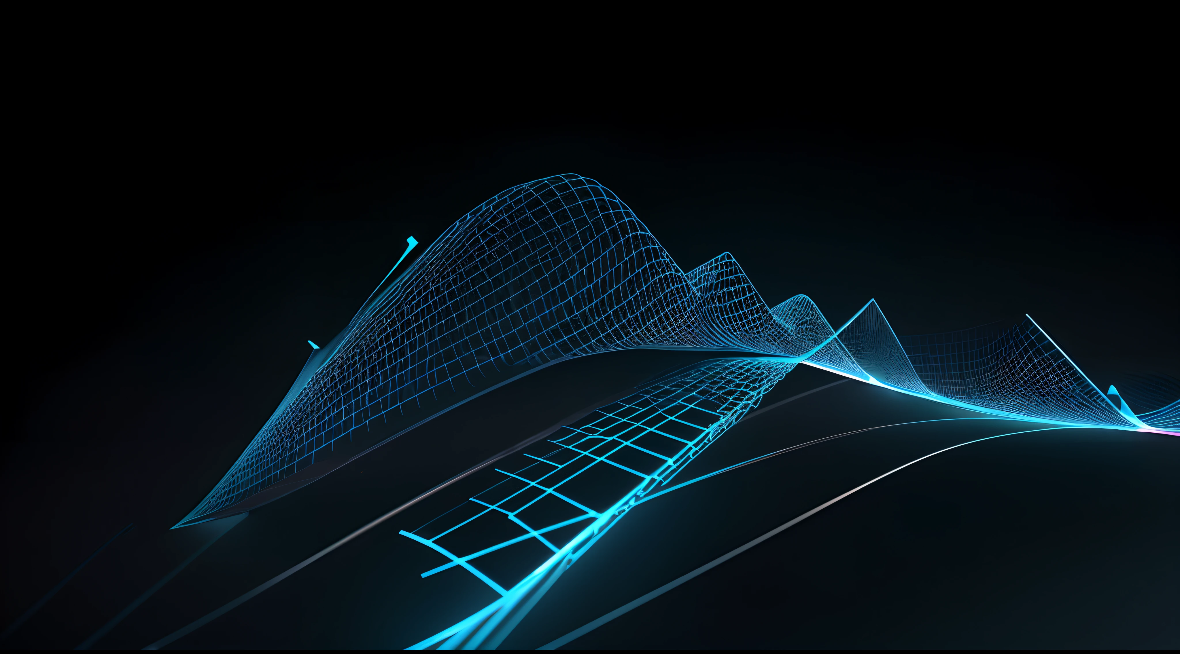 Engaging 3D visualization featuring stunning graphs、glinting