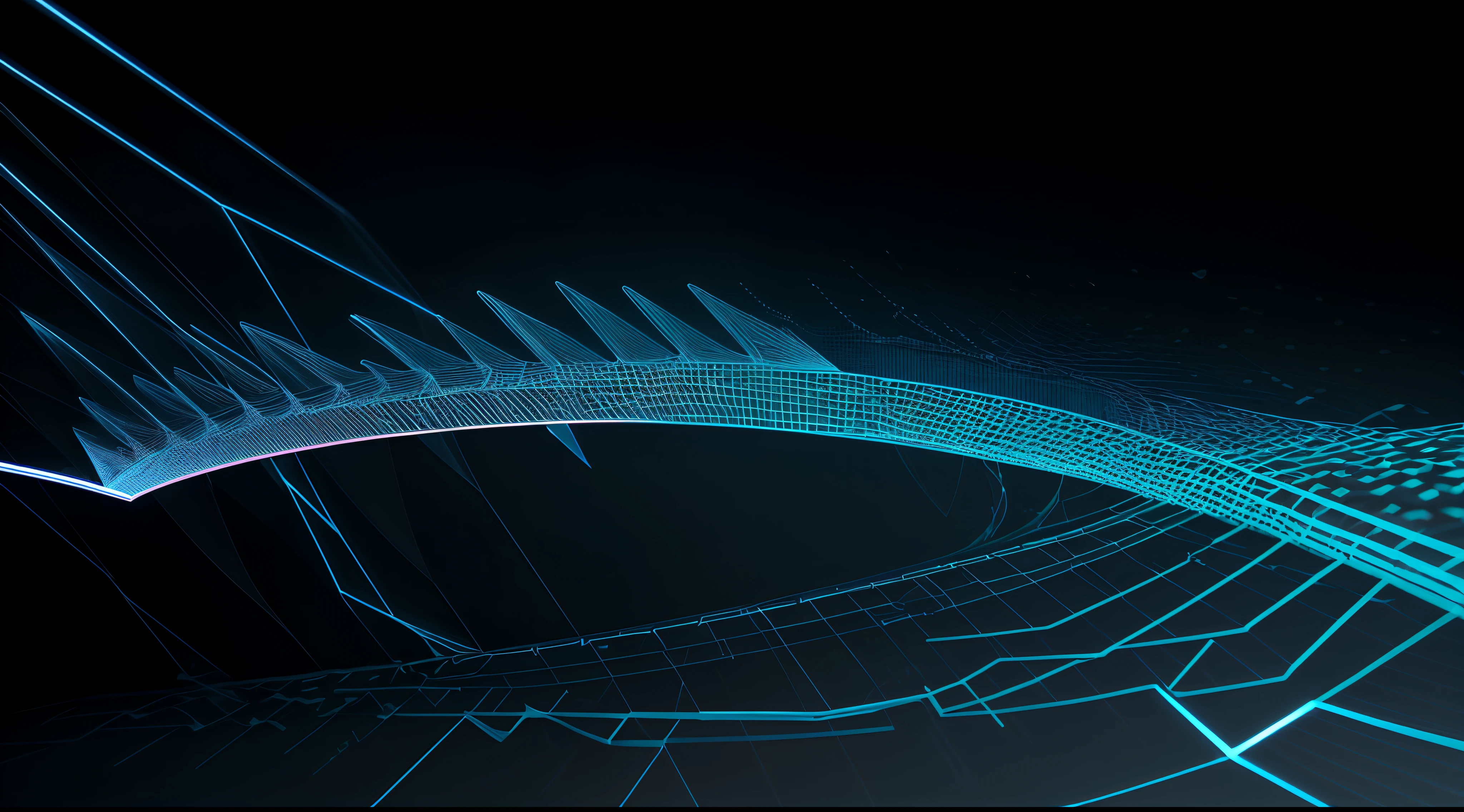 Engaging 3D visualization featuring stunning graphs、glinting