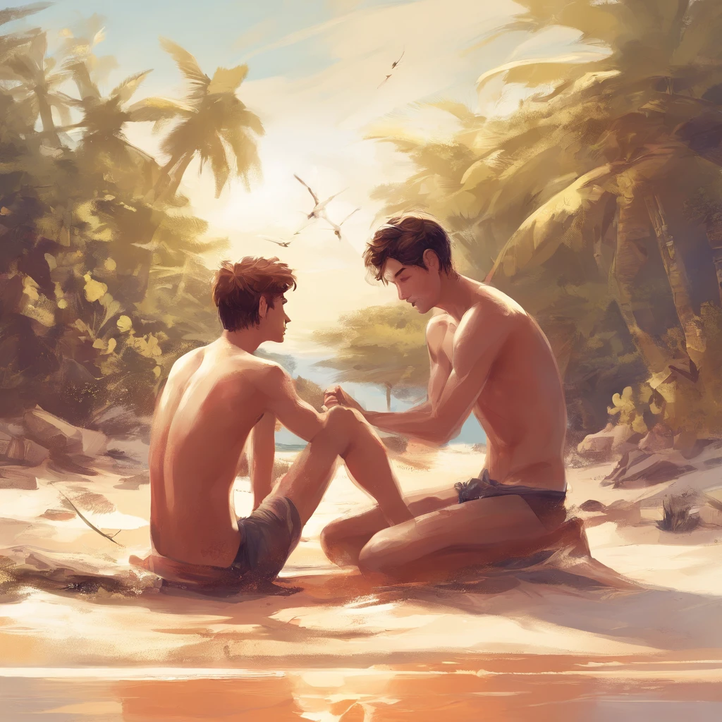 boys having sex with each other in a beach hot summer high quality