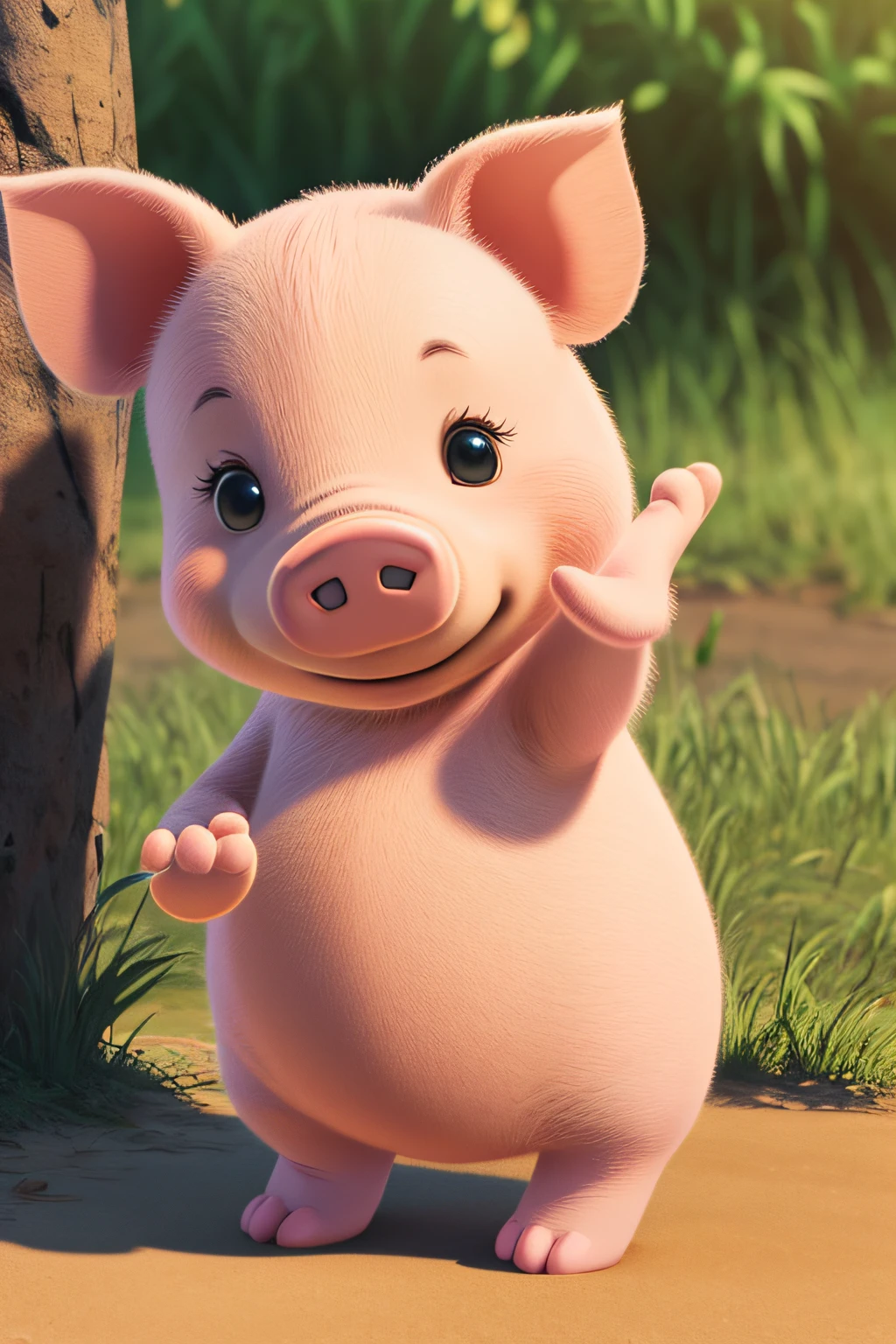 piglet , animation