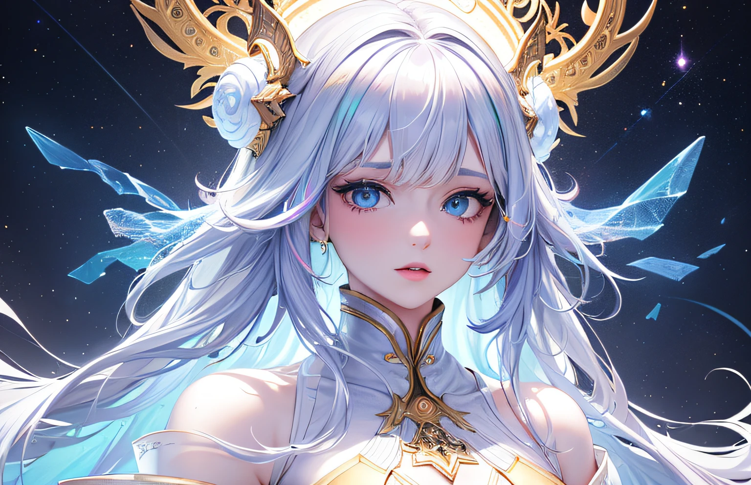 8K, Best Quality, Masterpiece, Ultra High Resolution, (Realism: 1.4), Original Photo, (Realistic Skin Texture: 1.3), (Film Grain: 1.3), (Selfie Angle), 1 Girl, Beautiful Eyes and Face Details, Masterpiece, Best Quality, Close-up, Upper Body, Looking at the Viewer