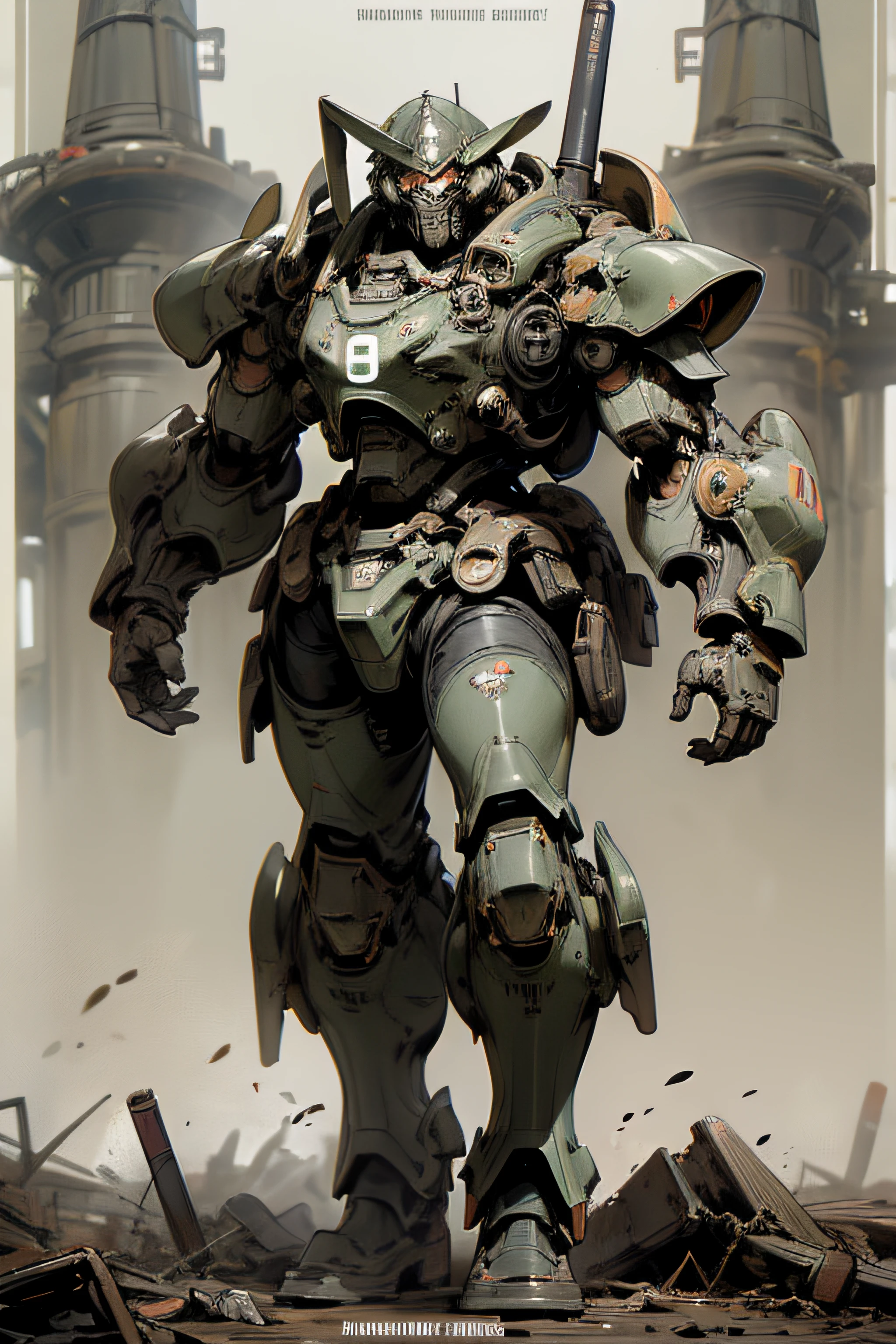 toxic WW1 dicke fallout Hellfire power armor als deutsche Bundeswehr Meisterwerk, highest quality, Gezeichnet, hohe Details, dramatisch, Realismus, Art, nur Fleckentarnung Muster Lackierung deutsch