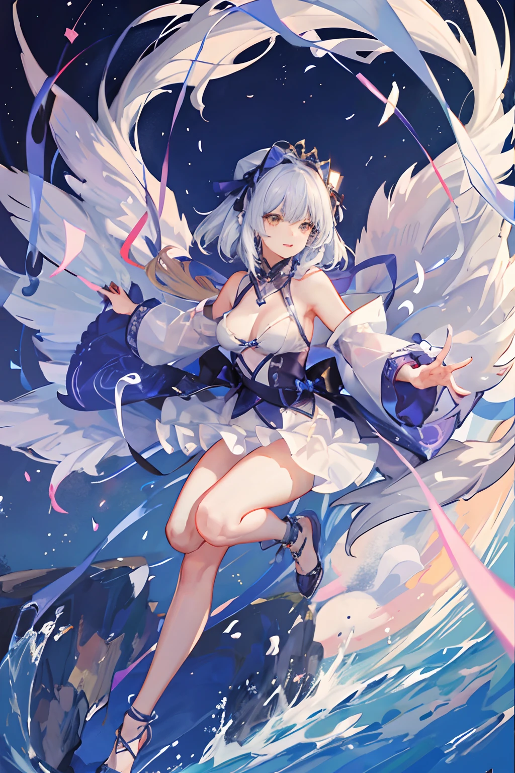 femele(challenger) : Her name is Aria。 27yo、Have a neat face and toned physique。 Her hair is short、platinum-blonde.、Pin your hair。Her outfit is tight-fitting sportswear、I wear special shoes on my feet.、Mobility is our top priority。ha、As a lucky charm from childhood、A small silver star necklace awaits。
Background with: Aria who has struggled with judo since childhood.、number々We have achieved good results in the competition of。Her skill and speed、Strategy overwhelmed many enemies。A legend who defended the world title for many years、It's Miriam。
Situation Scenes: Surrounded by light and sound, It looks like a big arena。The venue was filled with enthusiastic fans and the press....、Excitement and anticipation fill the air。There is a mat for、Lights and cameras are installed around it。
Aria took a deep breath in the waiting room.、Settled down。The determination in her eyes、The confident smile on his face is amazing。She checked the taping on her wrist、lean forward a little、Win this match for me、That's her biggest goal.、We are ready to achieve it.。
「Now is the time、alia。prontos para partir。Believe and fight。」
Aria to listen、Start walking towards the arena。Her back is、Everyone in the room々Showed strength and will。
