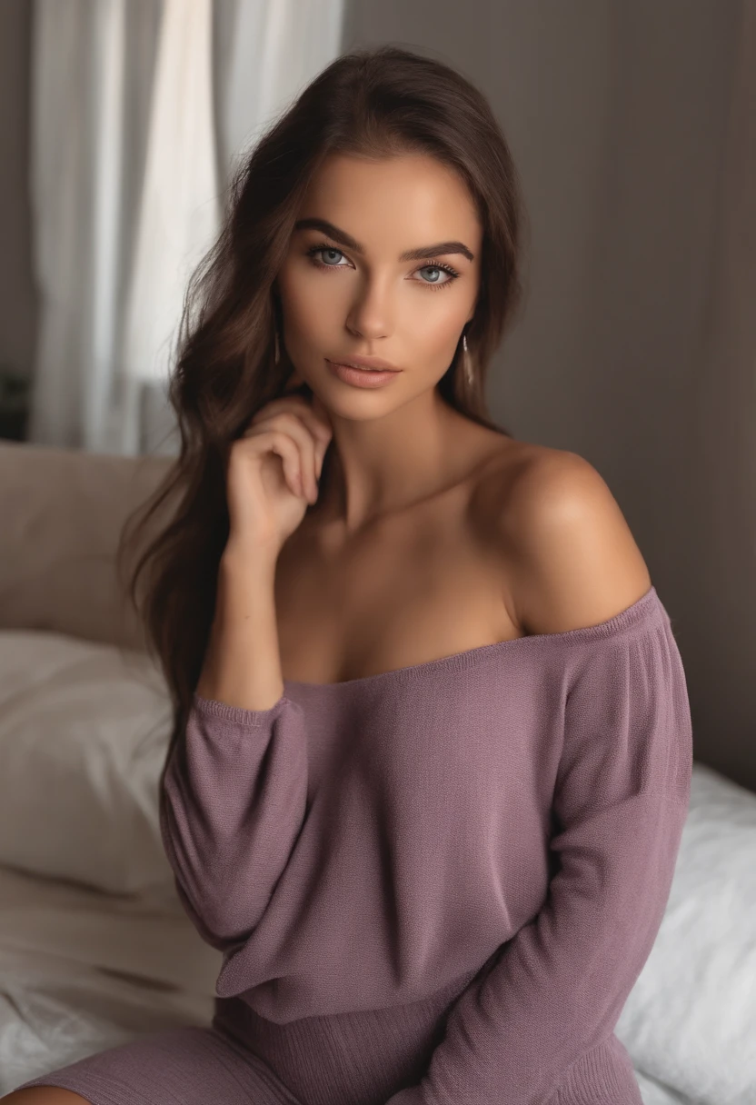 19 ansFemme arafed en body, italian fille sexy aux yeux bruns, Portrait Sophie Mudd, cheveuxbrun et grands yeux, Selfie d'une jeune femme, Les yeux dans la chambre, Violet Myers, ohne Maquillage, maquillage naturel, Look directly into the camera, Visage avec Artgram, dezentes Maquillage, Superbe photo du corps entier, dans la chambre, Fission