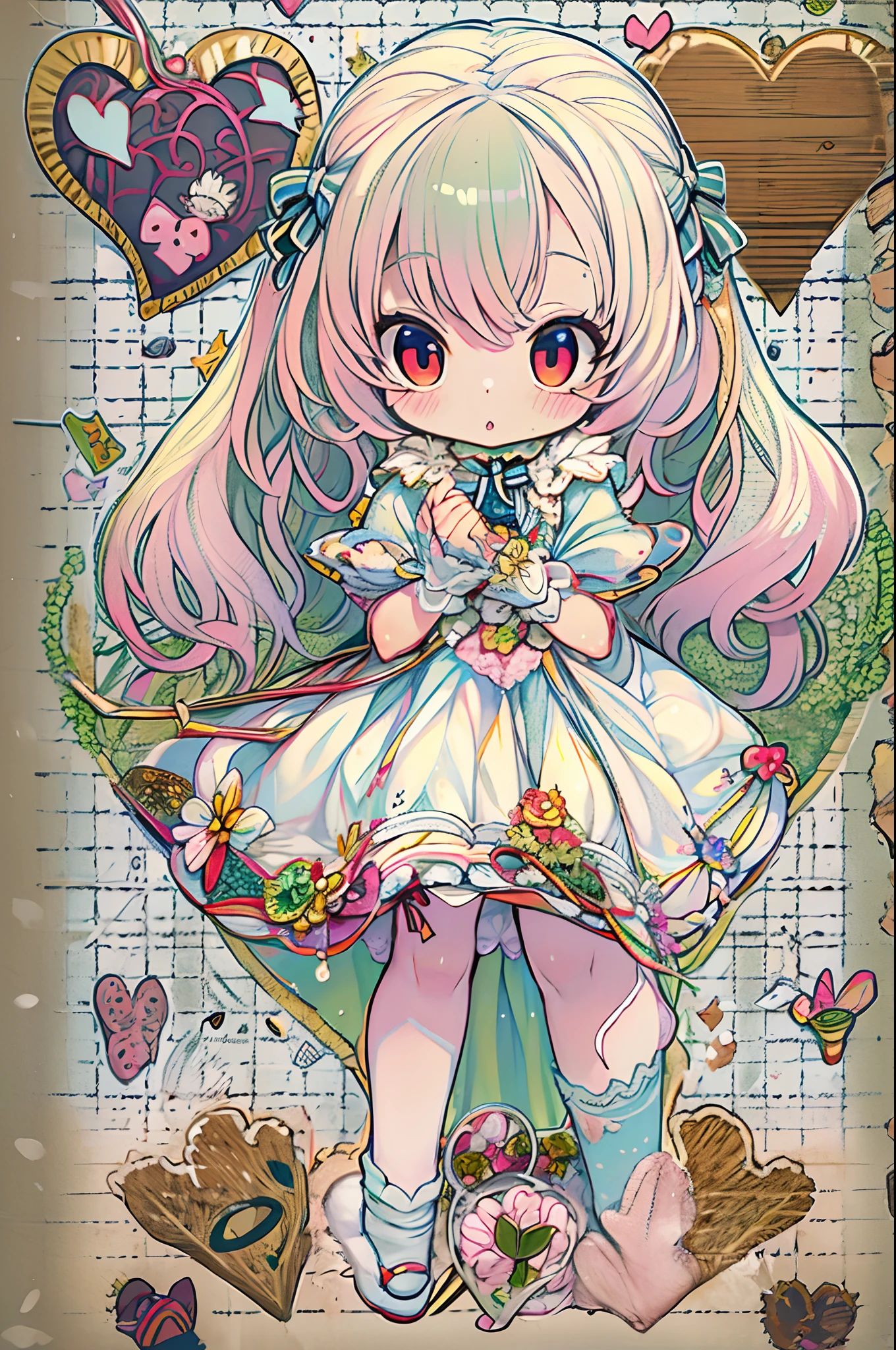 Alice \(Alice in Wonderland\),kawaii、 girl、the queen of hearts