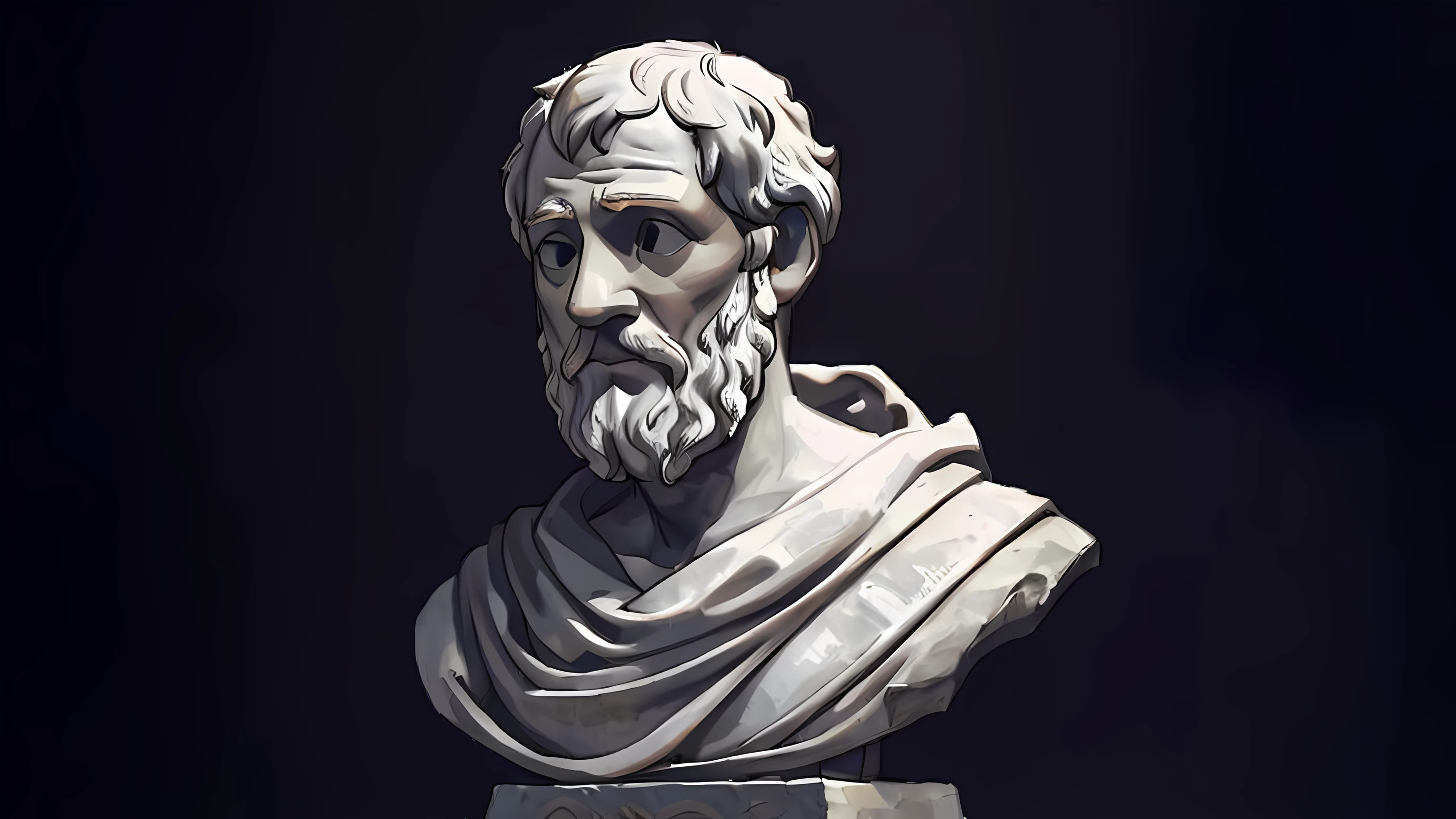 Aristotle, statue,