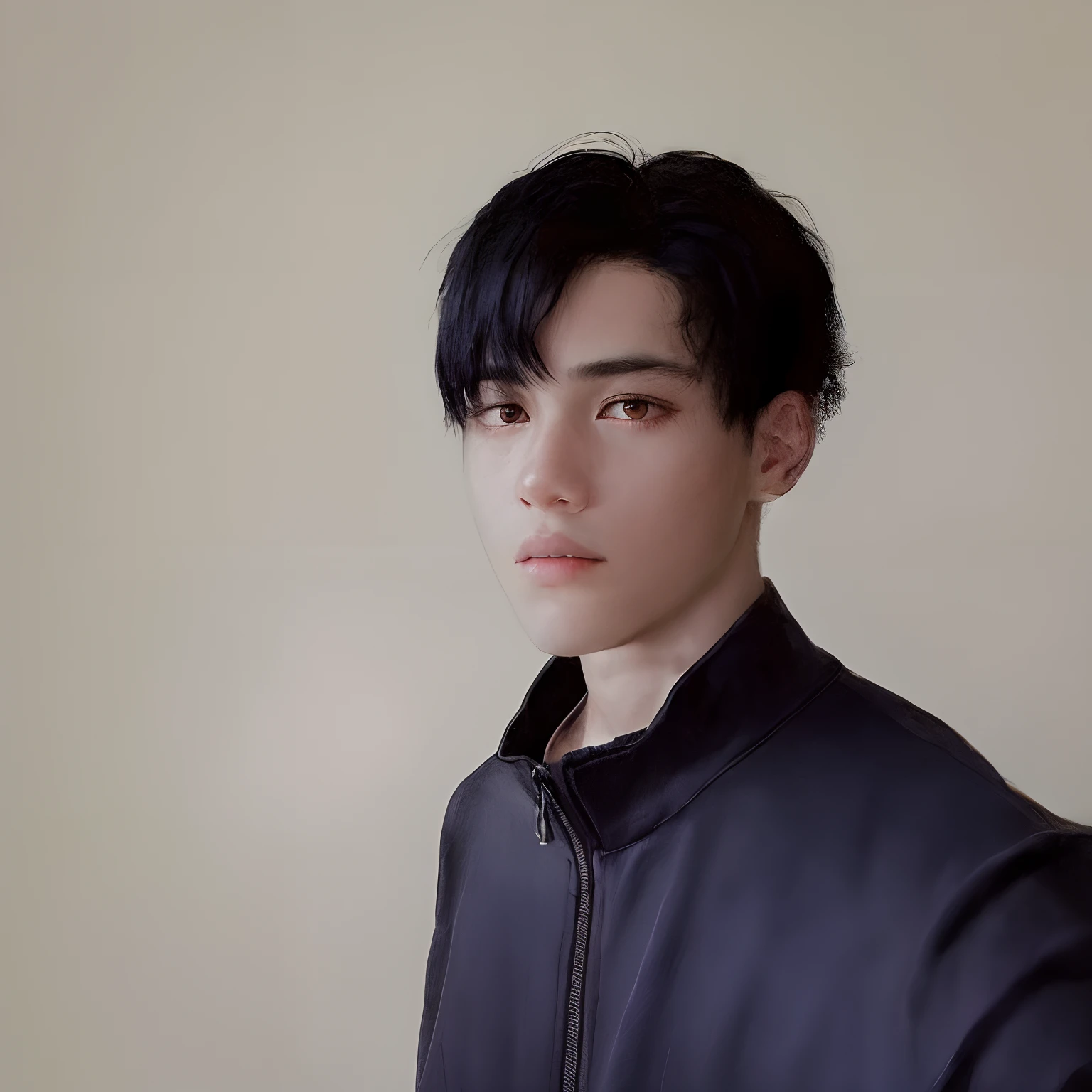 1boy, black hair, black eyes