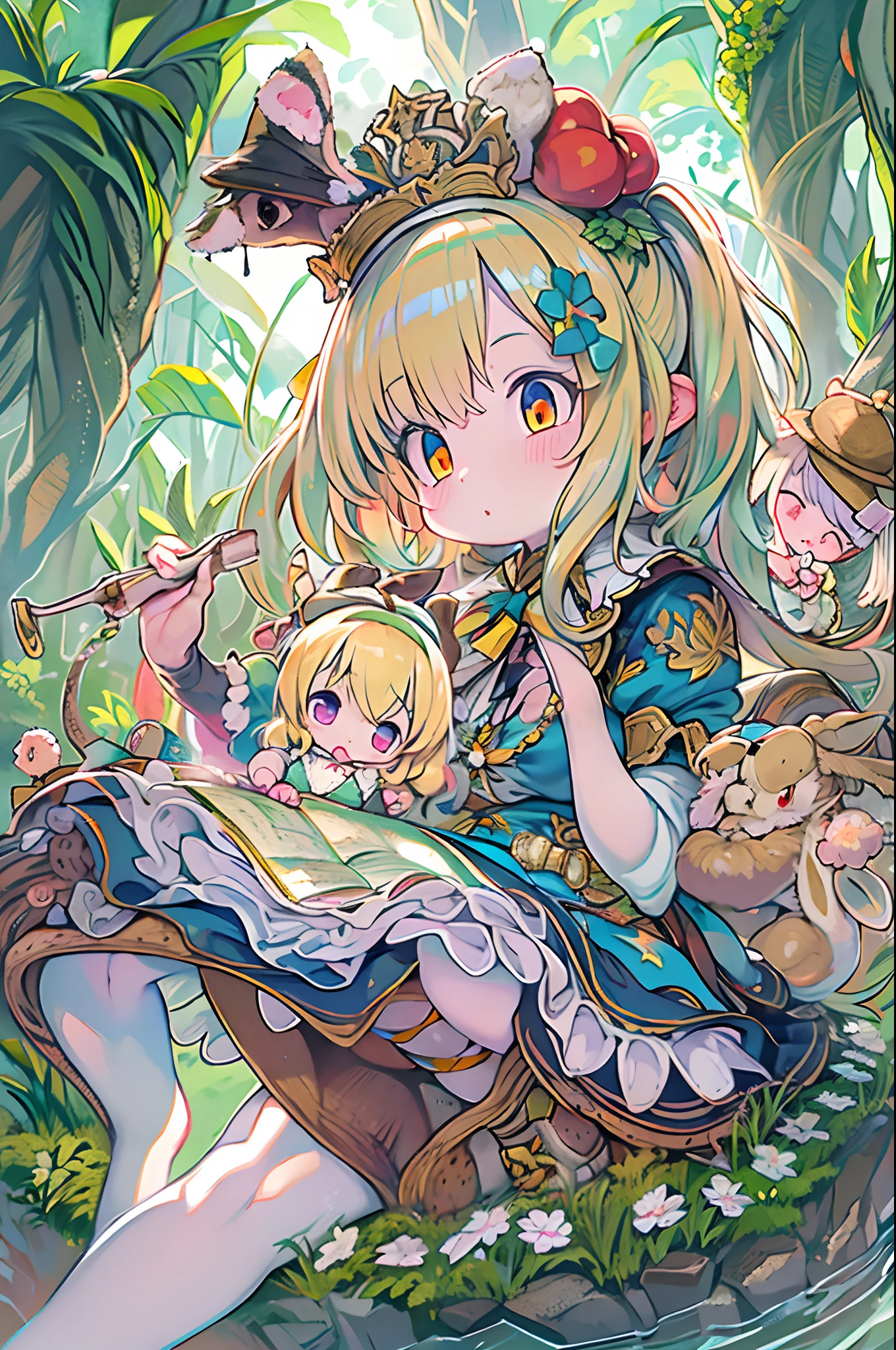 Alice \(Alice in Wonderland\),kawaii、tiny girl、Trump Soldier