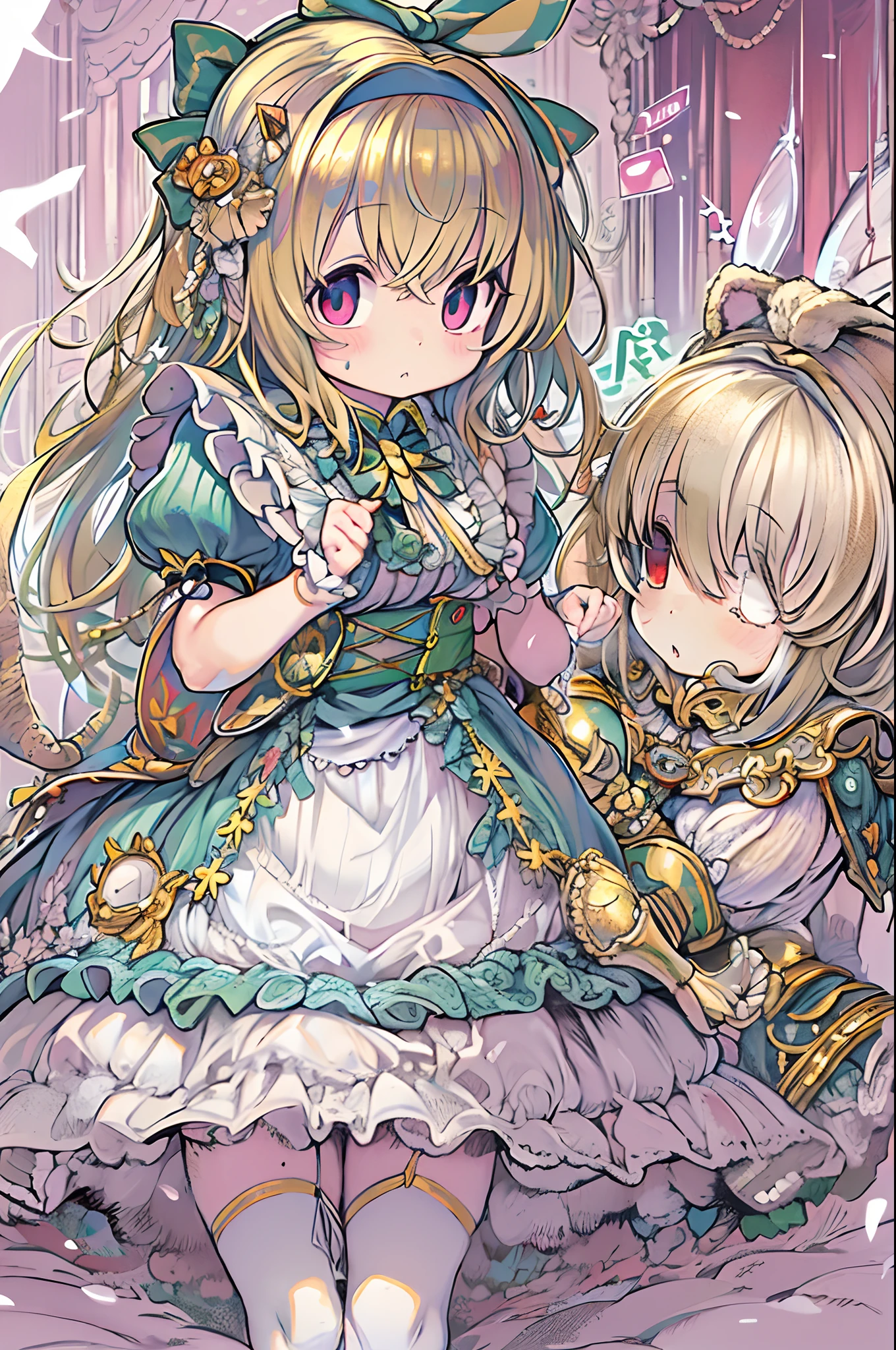Alice \(Alice in Wonderland\),kawaii、 girl、Trump Soldier