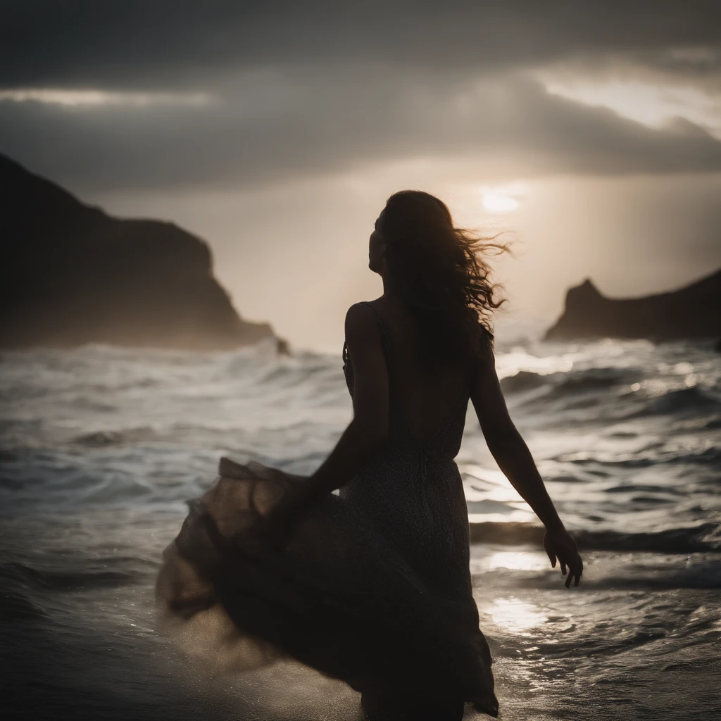 red white and black colours. mixed race."The ballet" Hyperrealistic moonlight nightscape of hyperrealistic intricately detailed trinidadian Ballerina dancing, MUSICAL vibrations, illuminated in the moonlight by the ocean, magical iridescence, photorealistic, intricately detailed Scenic, Cinematic, trey Ratcliff, marc adamus, dramatic setting, sensational composition, complex hyper-detailed epic masterpiece, bloom, subsurface scattering, volumetric lighting" + "16k resolution, extreme detail, by Pino Daeni, detailed matte painting, deep color, fantastical, intricate detail, Professional photography, bokeh, natural lighting, canon lens, shot on dslr 64 megapixels sharp focus"