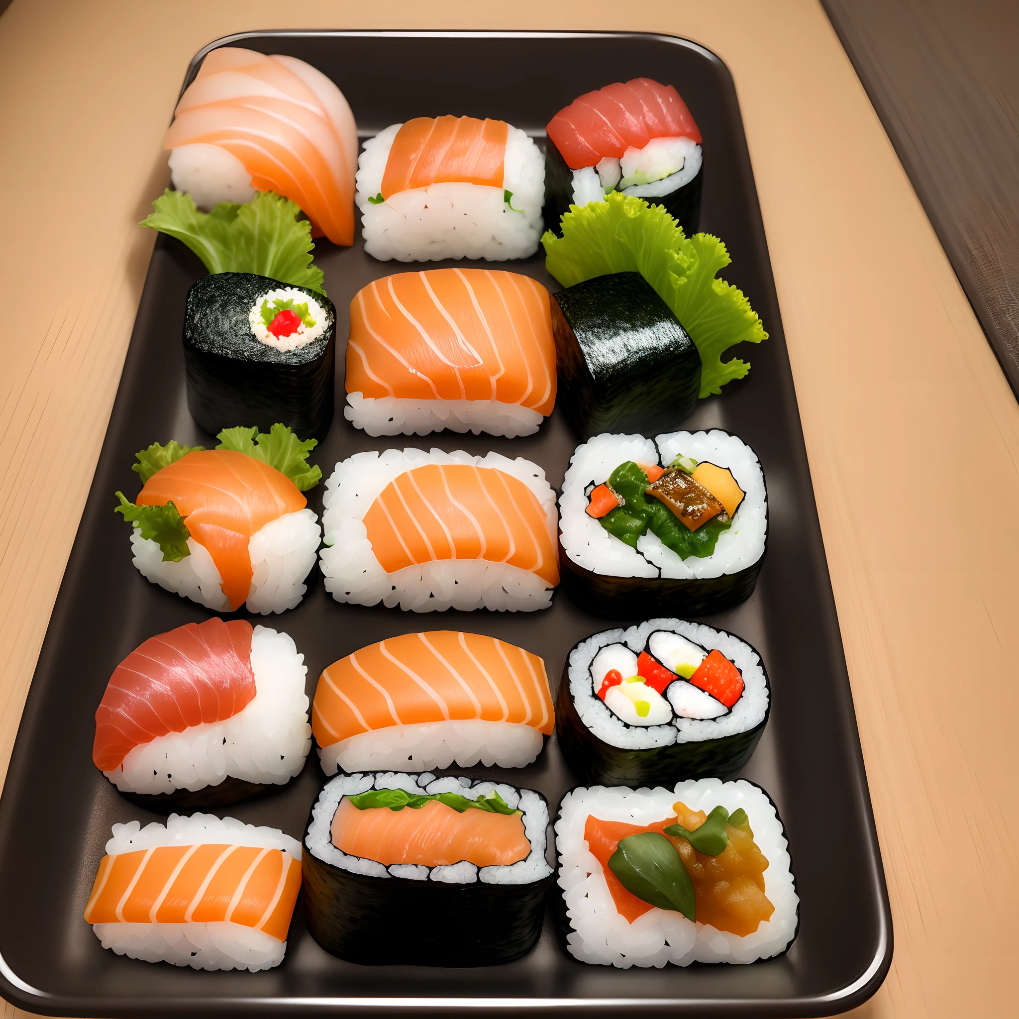 Sushi over rice