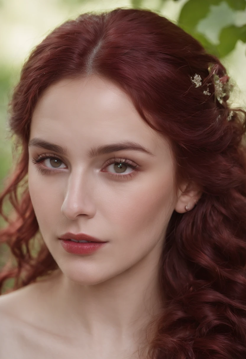 (((A deep reddish wound runs through his left cheek))) teint clair, woman about 19 years old, cheveux blancs naturels, Yeux verts distinctifs, Wearing kohl, mince et gracieux, beau, Candlelight in a medieval setting, Mise au point ultra nette, Realistic shooting, Medieval women's clothing, Tetradic colors (cicatrice:1.4), latina, curly hair