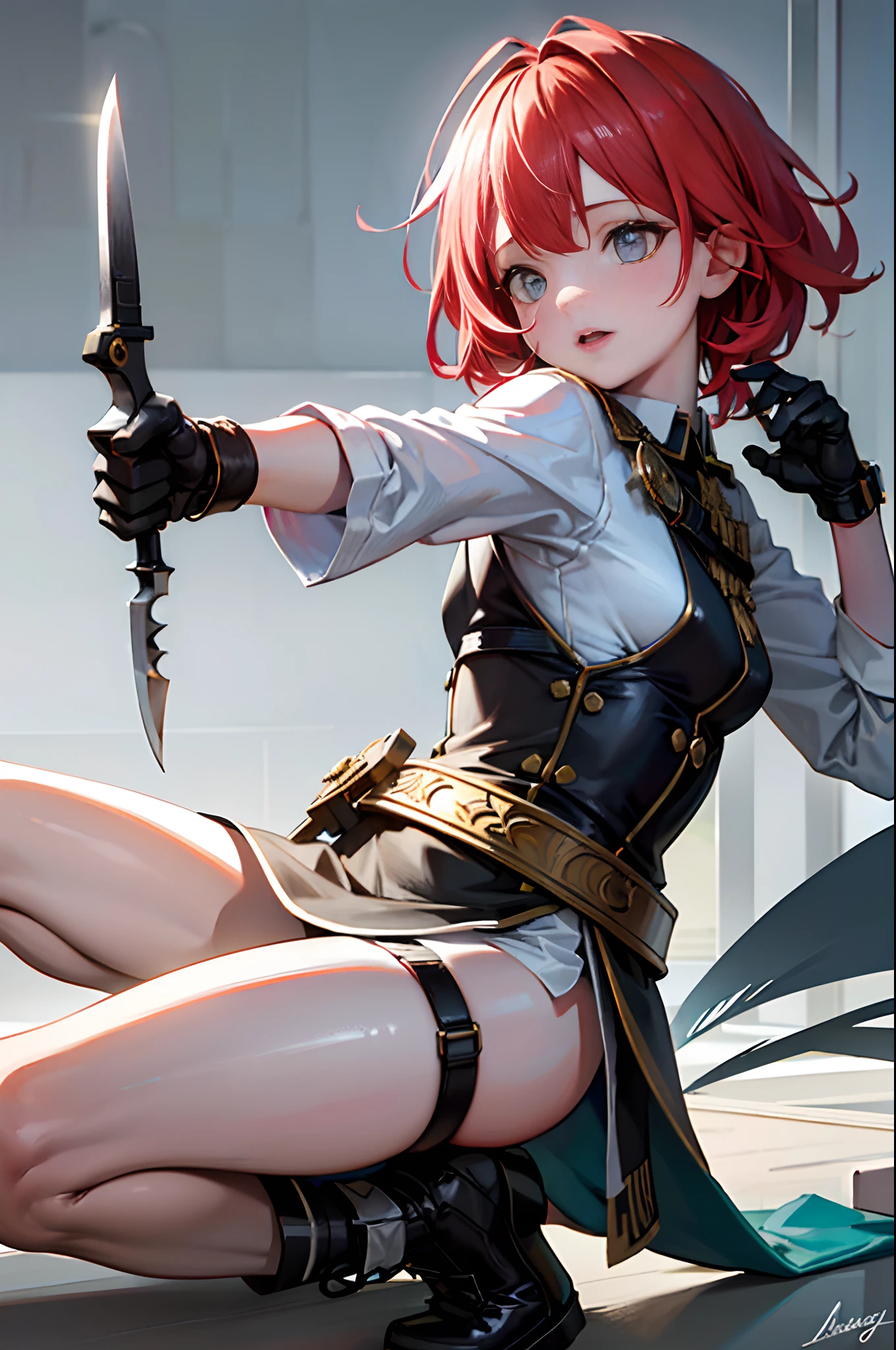 garota anime com cabelo rosa segurando uma espada , badass anime 8 k, melhor papel de parede de anime 4k konachan, she is holding a sword katana,com espada grande, desembainhando sua katana, Demon Slayer art style, she is holding a sword, de costas, standing on his back, costas nuas, pose empoderada, back view